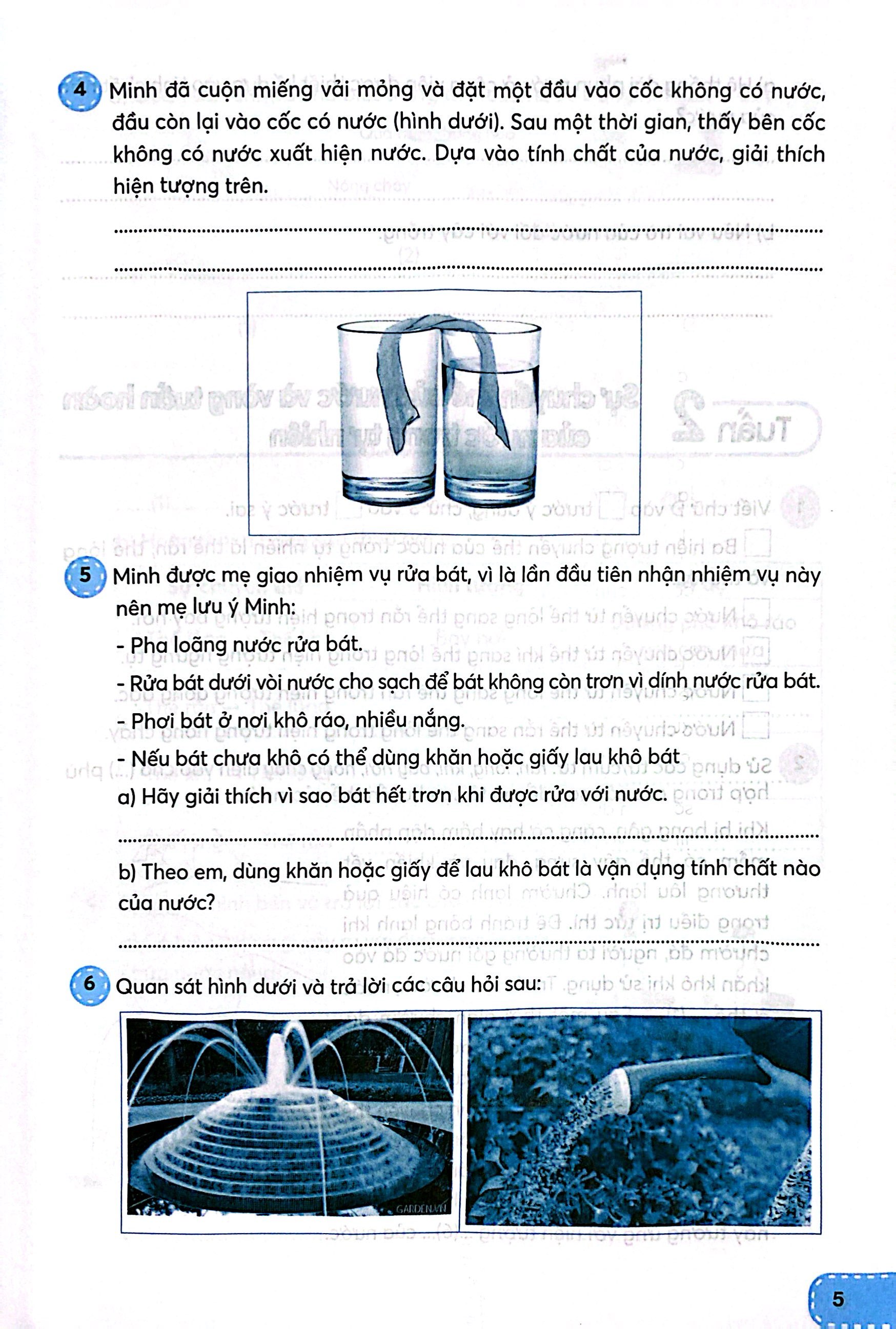 khoa học 4 (kết nối) (dành cho buổi học thứ hai)