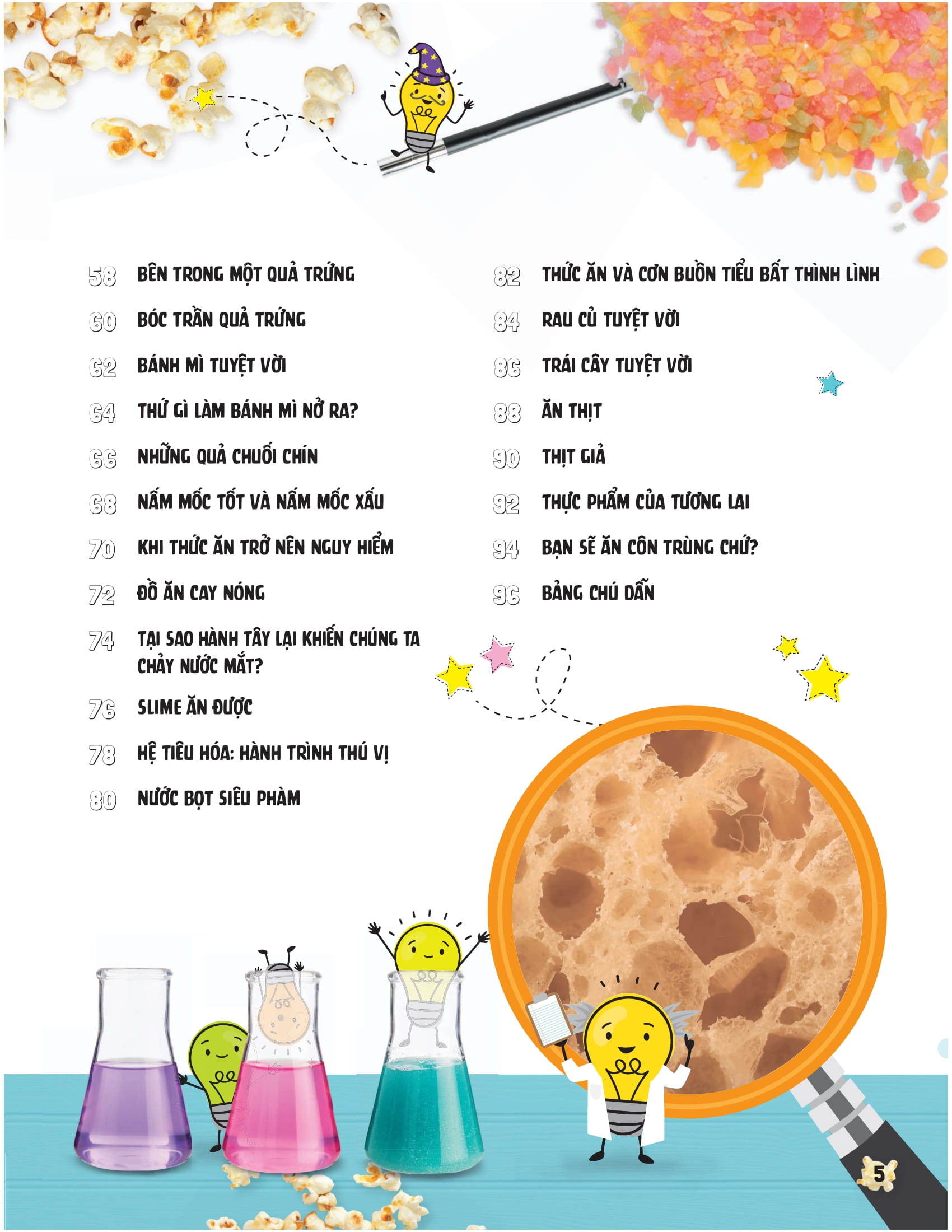 khoa học ăn được không?