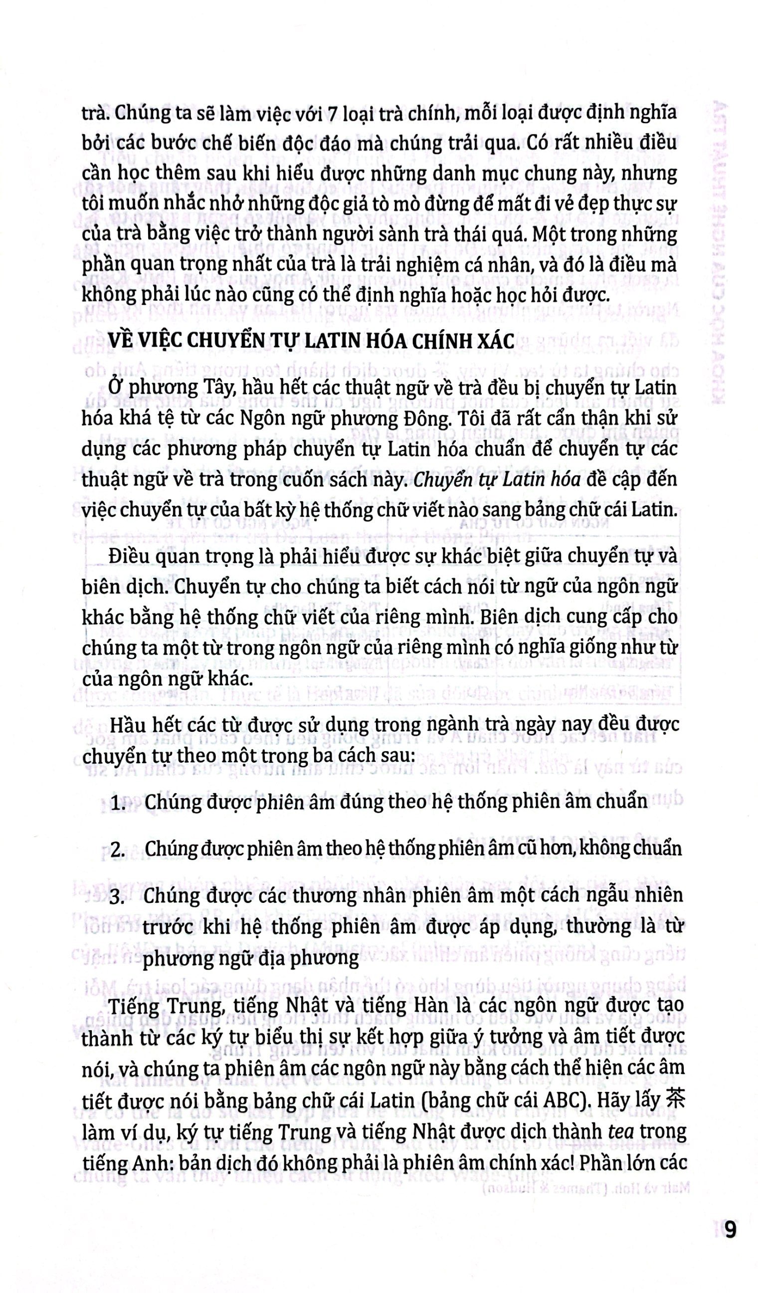 khoa học của nghệ thuật trà