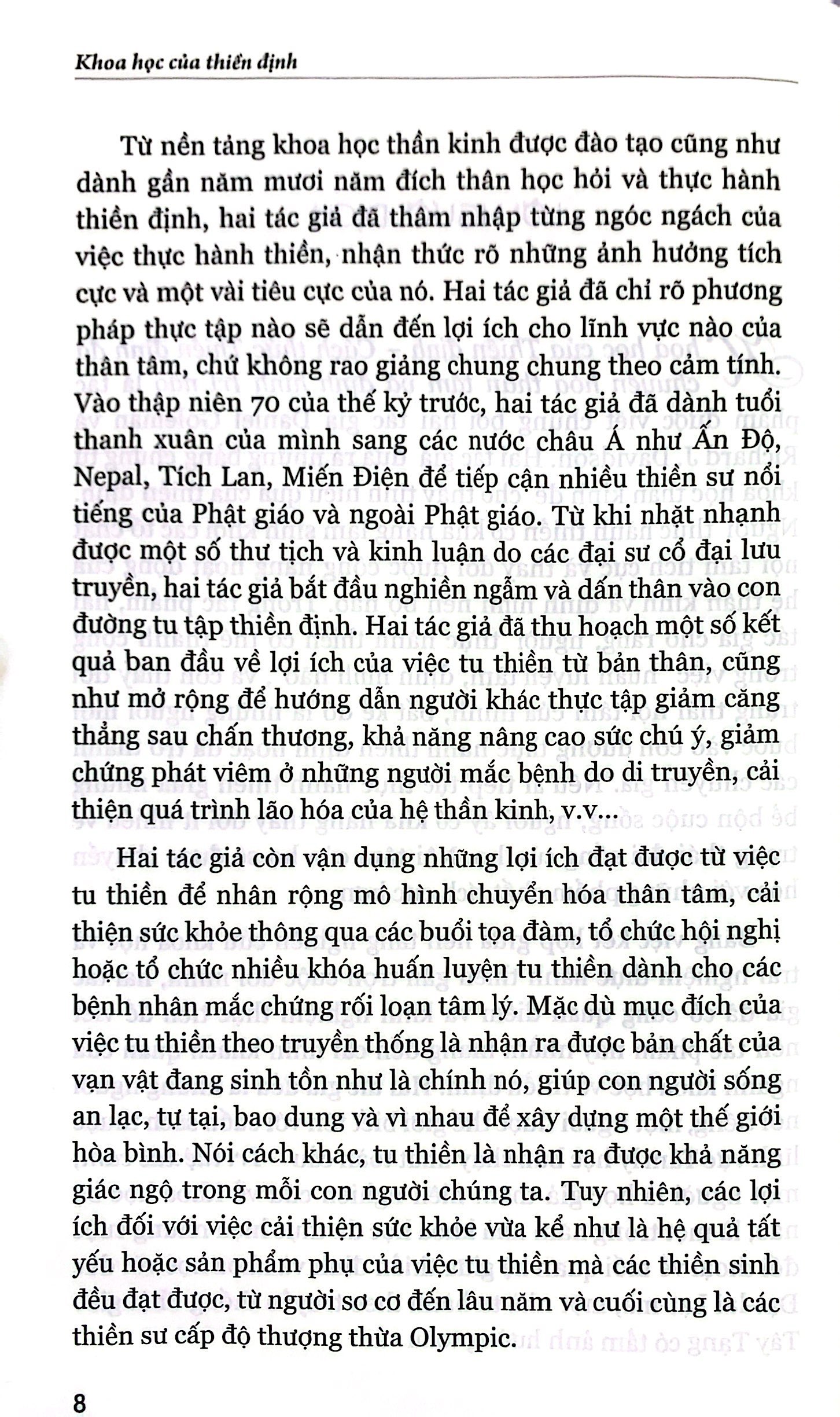 khoa học của thiền định