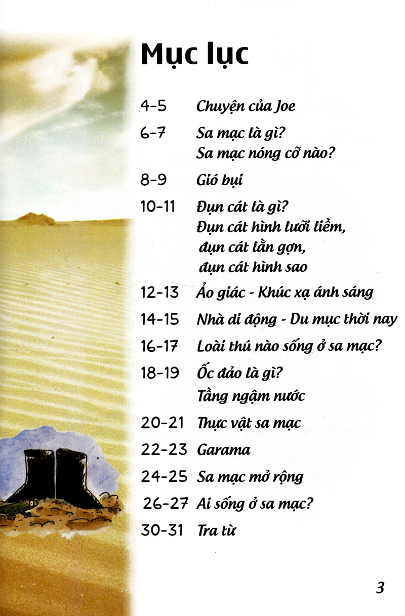 khoa học cứu mạng - phiêu lưu trong sa mạc