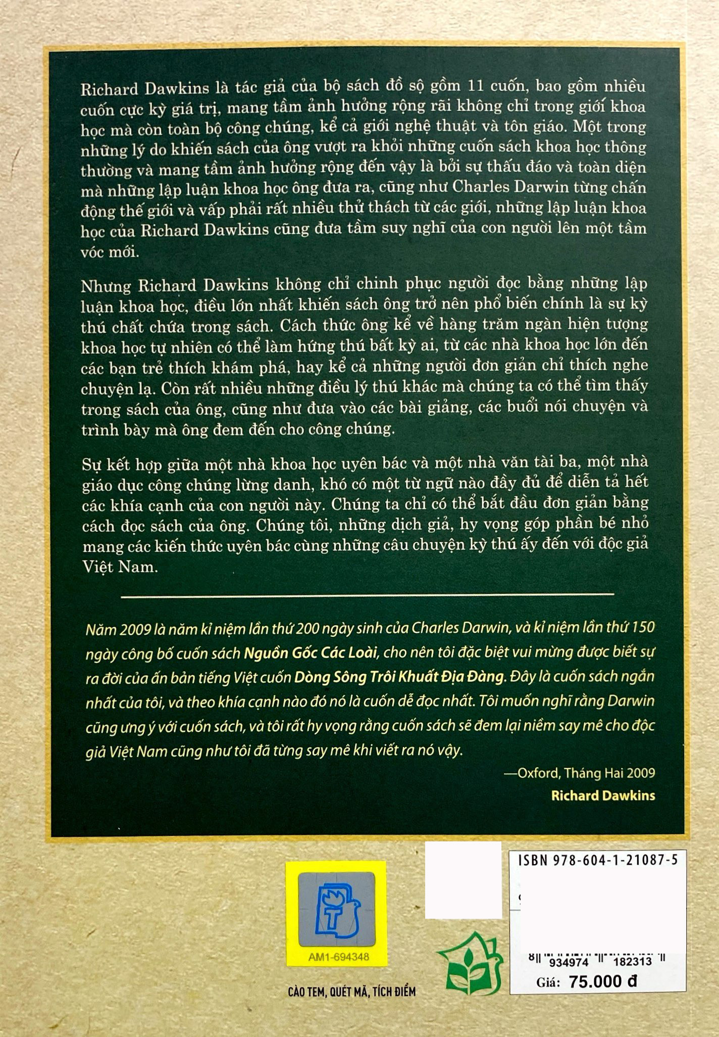 khoa học khám phá - dòng sông trôi khuất địa đàng (tái bản 2022)