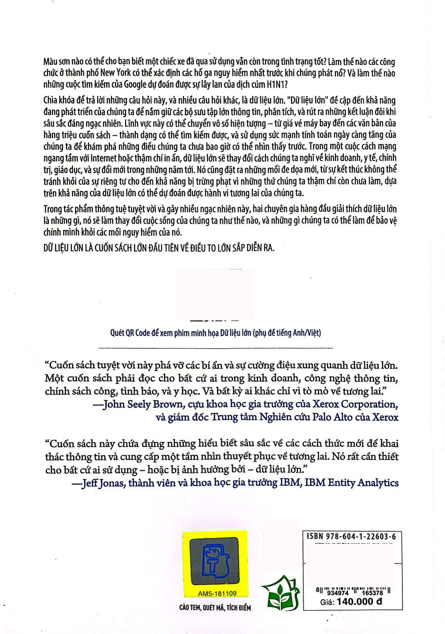 khoa học khám phá - dữ liệu lớn (tái bản 2020)