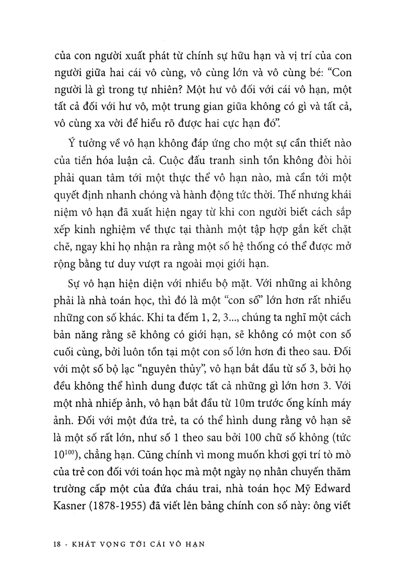 khoa học khám phá - khát vọng tới cái vô hạn (tái bản 2020)