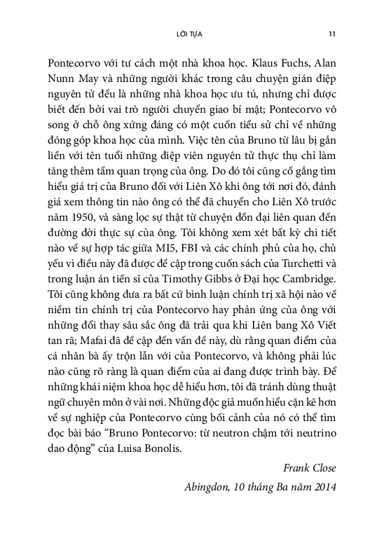 khoa học khám phá - nhà vật lý hay siêu điệp viên - bruno pontecorvo và hai nửa cuộc đời
