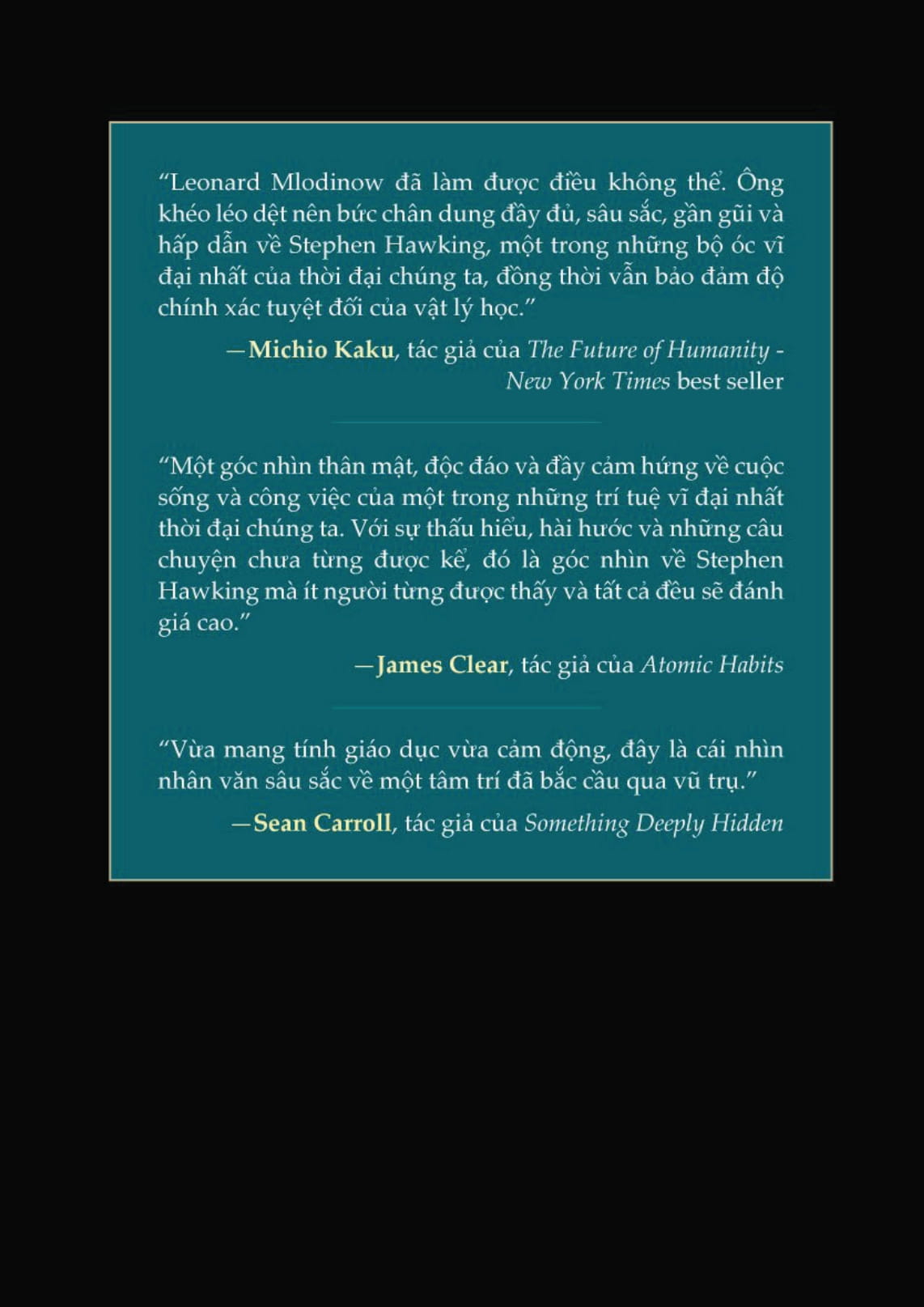 khoa học khám phá - stephen hawking - một hồi ức về tình bạn & vật lý học