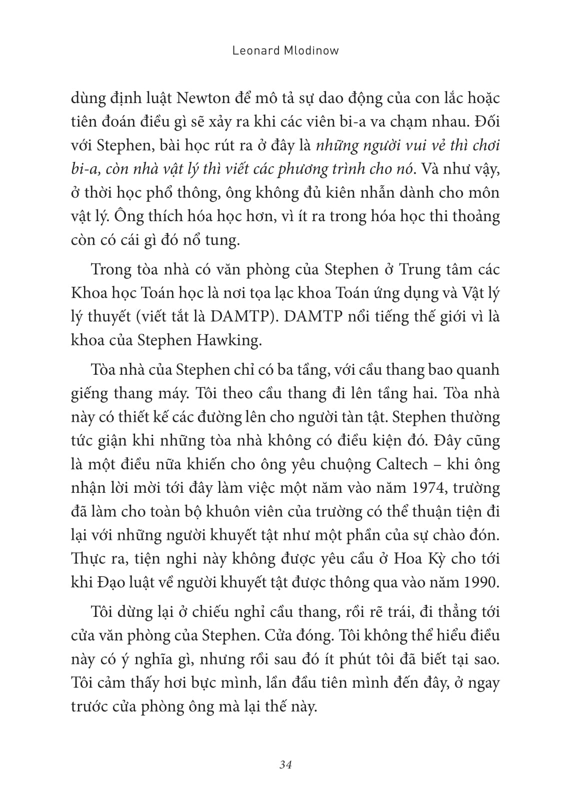 khoa học khám phá - stephen hawking - một hồi ức về tình bạn & vật lý học