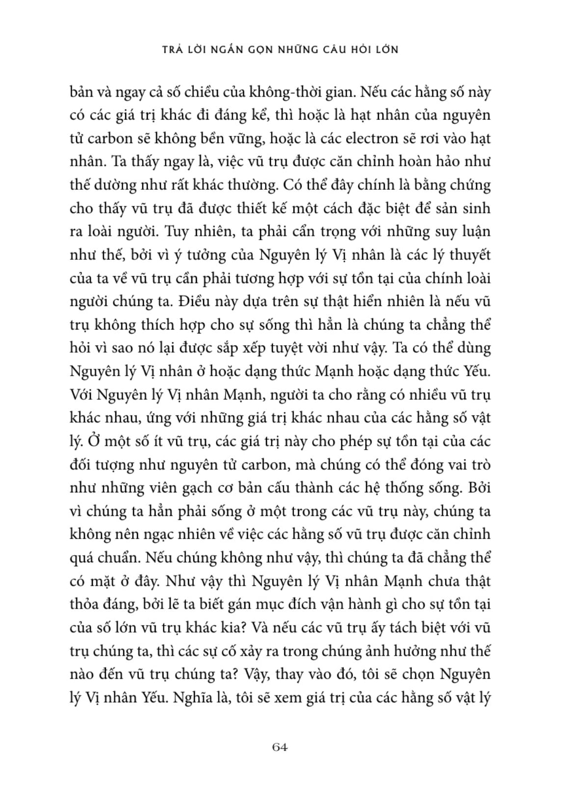 khoa học khám phá - trả lời ngắn gọn những câu hỏi lớn