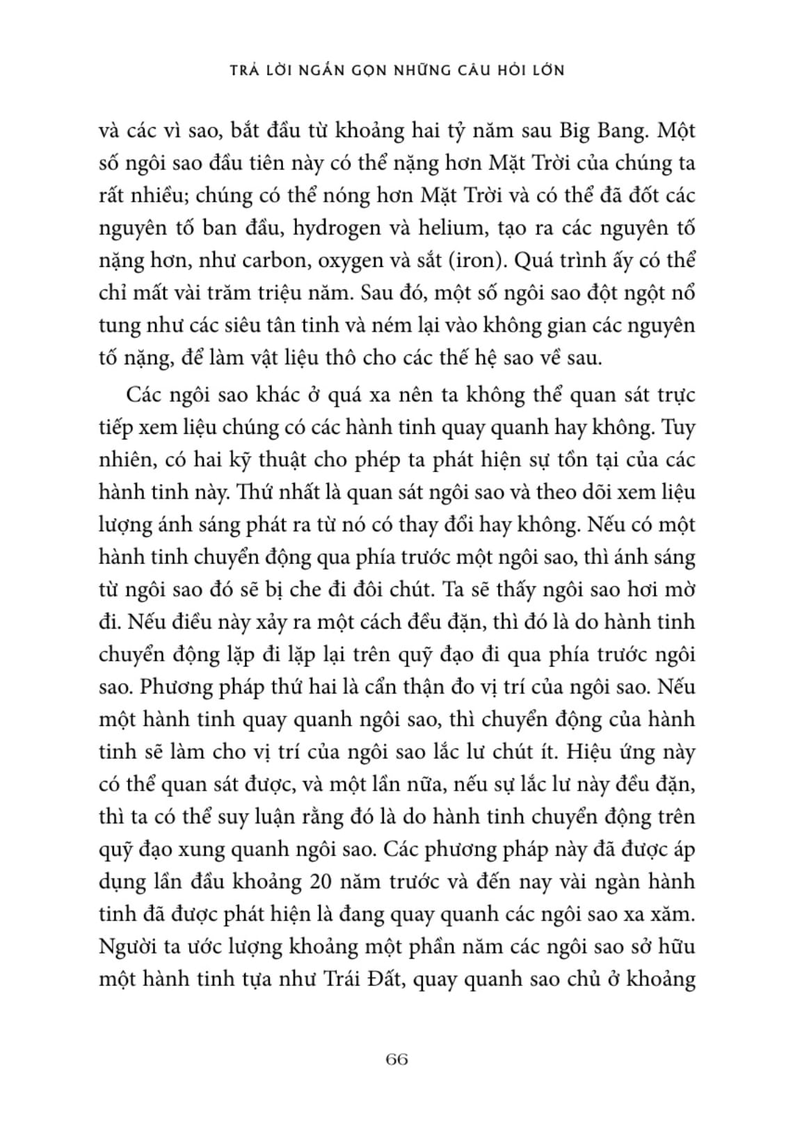 khoa học khám phá - trả lời ngắn gọn những câu hỏi lớn