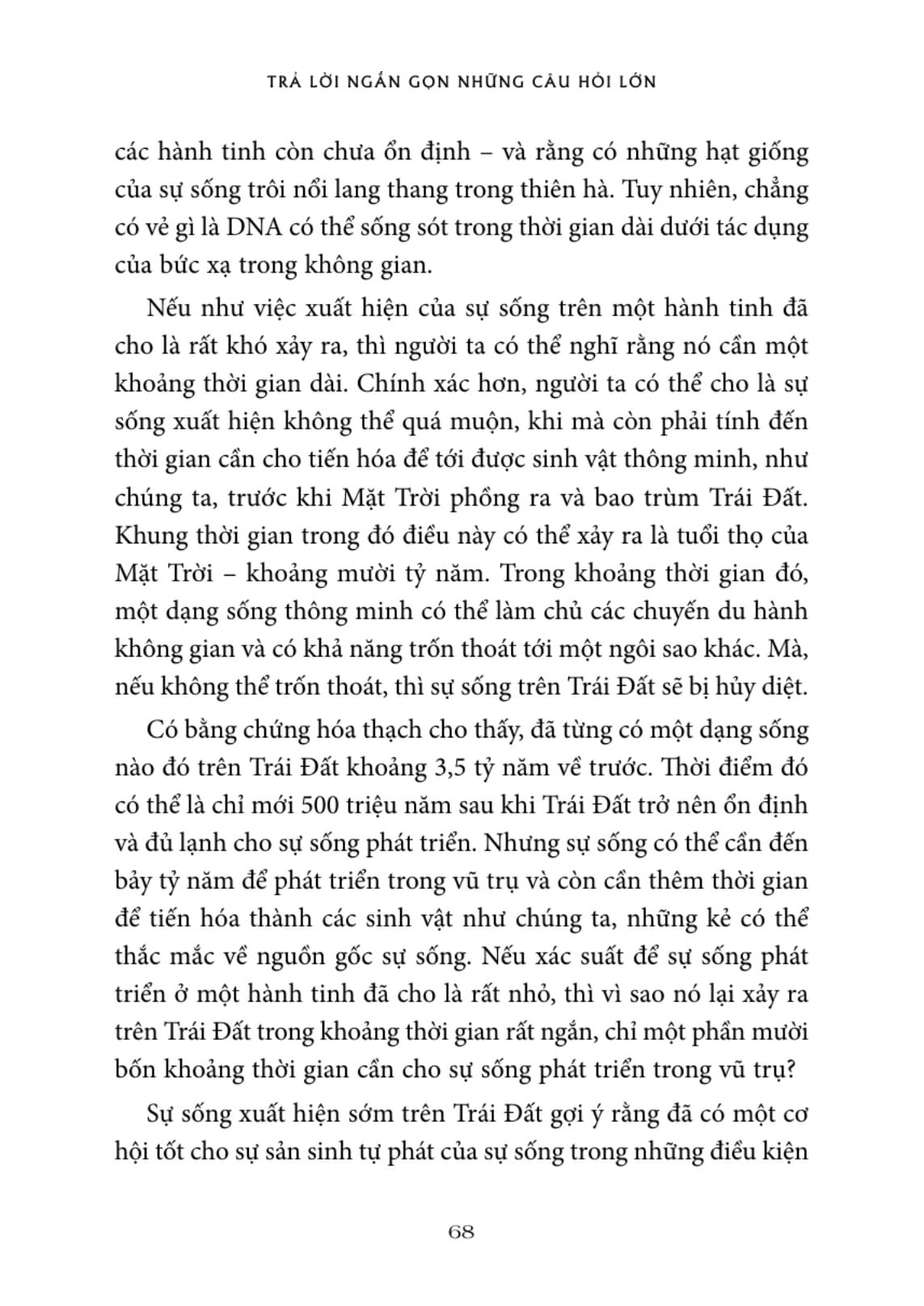 khoa học khám phá - trả lời ngắn gọn những câu hỏi lớn