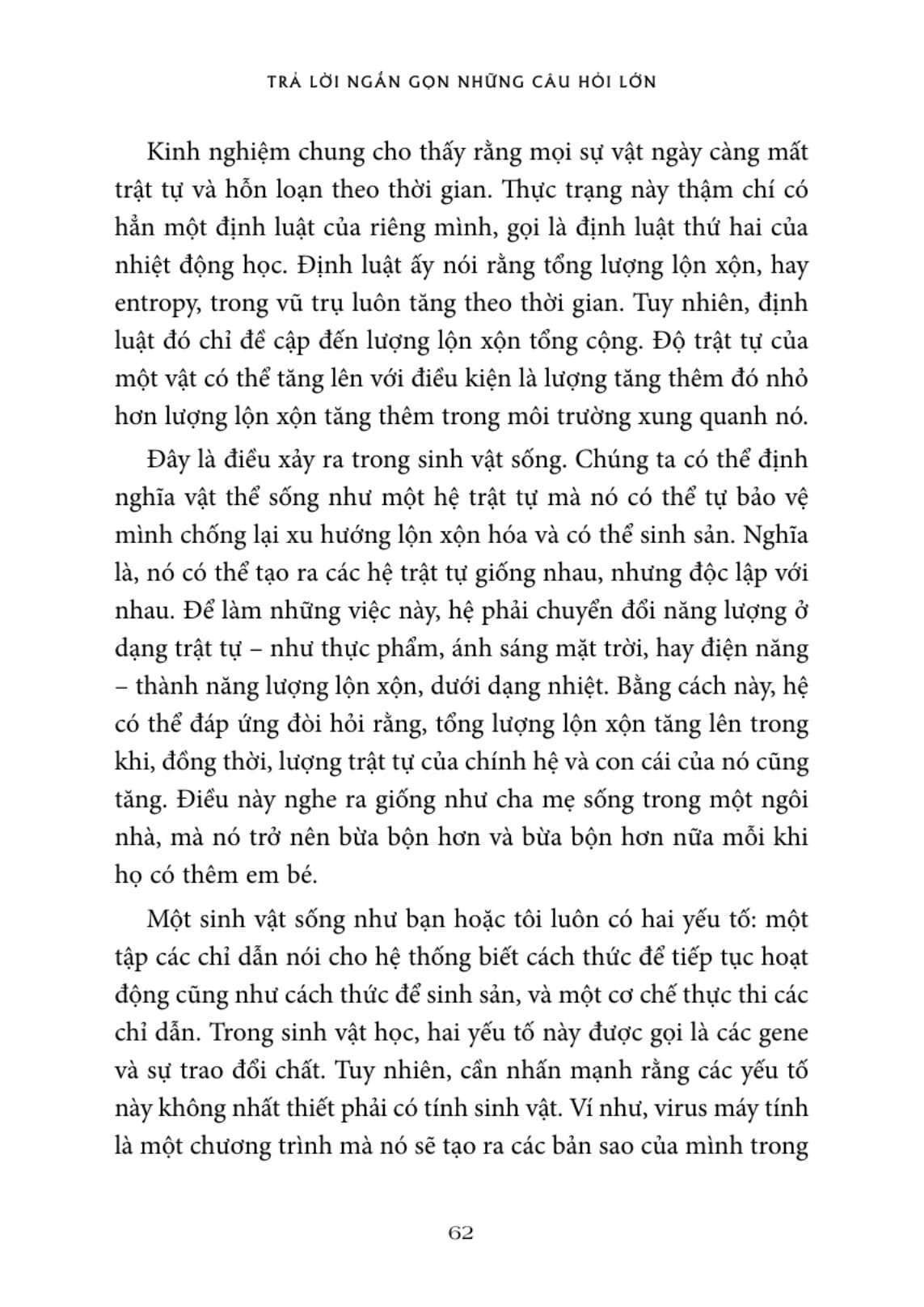 khoa học khám phá - trả lời ngắn gọn những câu hỏi lớn
