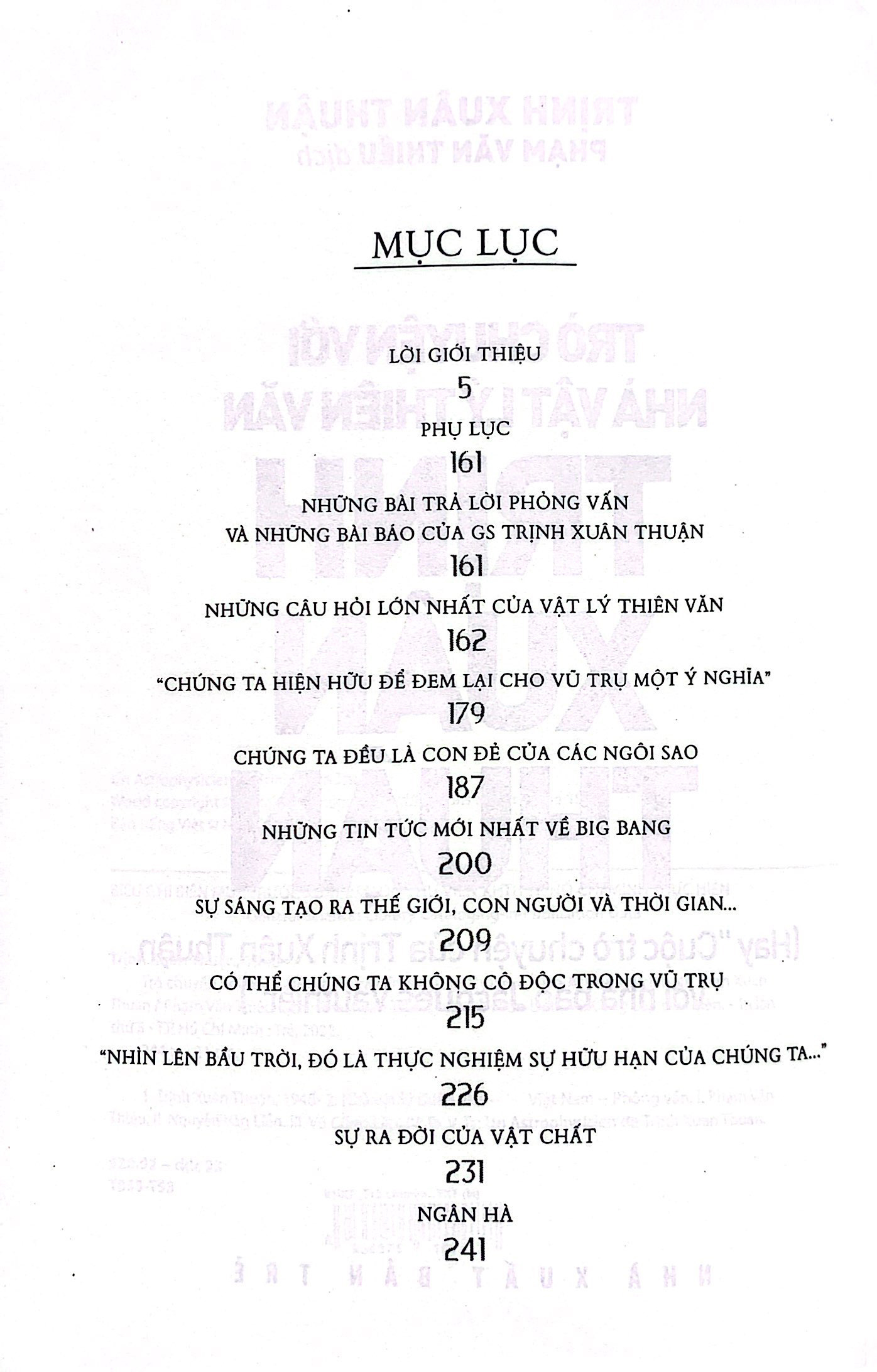 khoa học khám phá - trò chuyện với nhà vật lý thiên văn trịnh xuân thuận (tái bản 2022)