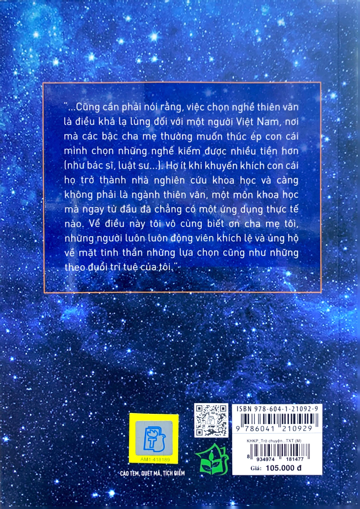 khoa học khám phá - trò chuyện với nhà vật lý thiên văn trịnh xuân thuận (tái bản 2022)