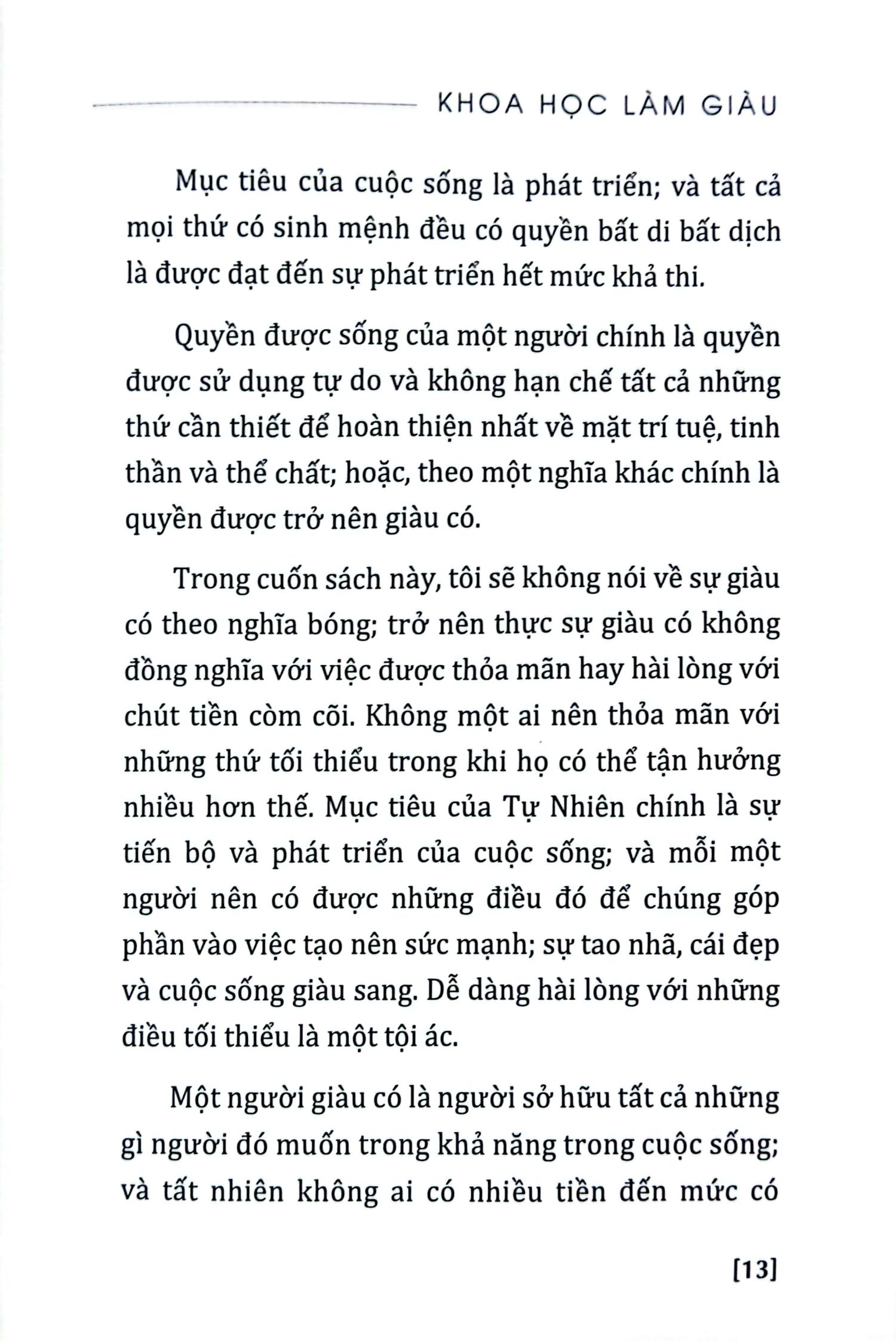 khoa học làm giàu