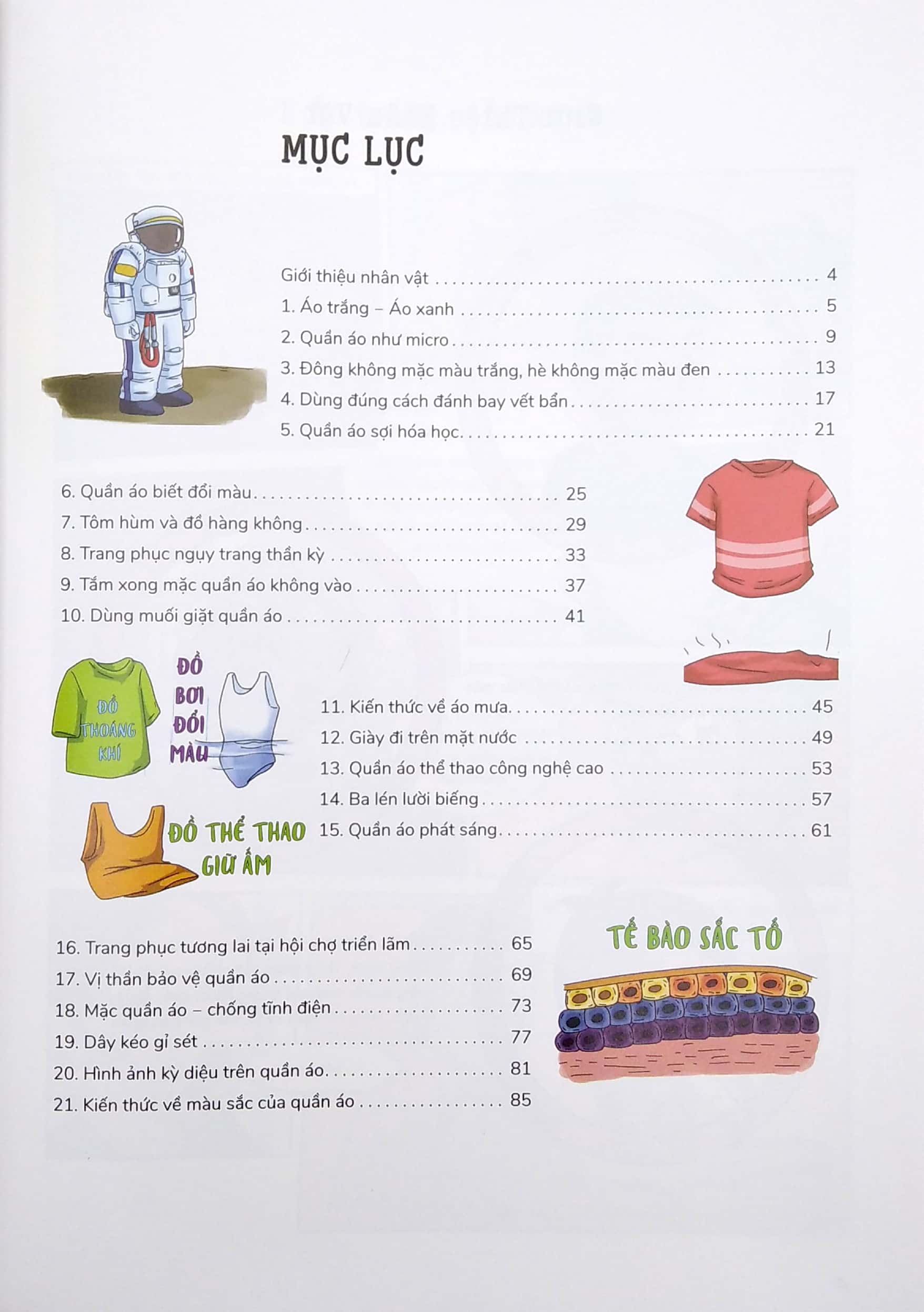 khoa học quanh ta - những điều kỳ thú về ăn mặc