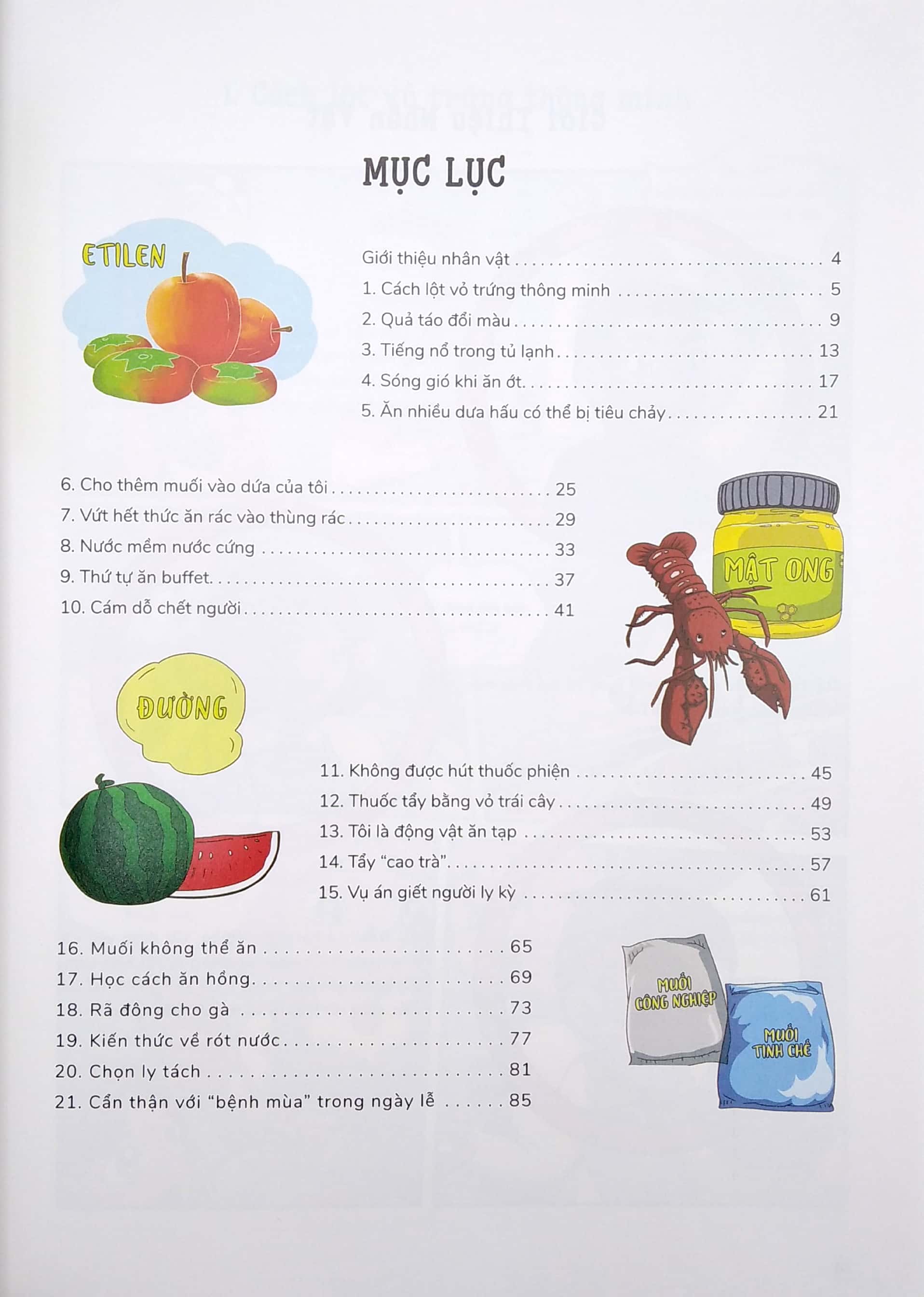 khoa học quanh ta - những điều kỳ thú về ăn uống