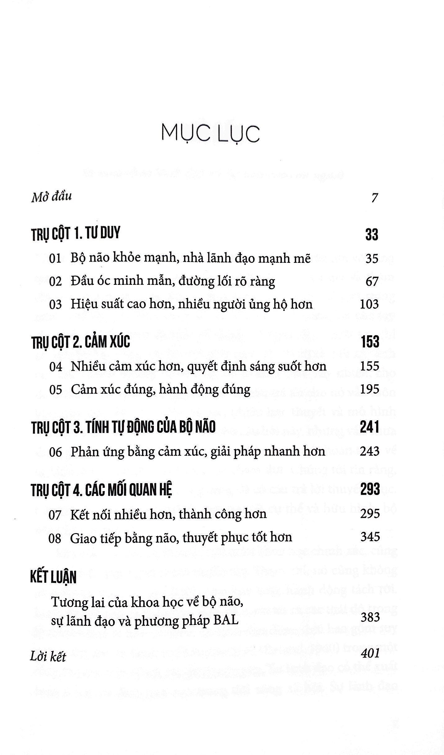 khoa học thần kinh dành cho các nhà lãnh đạo