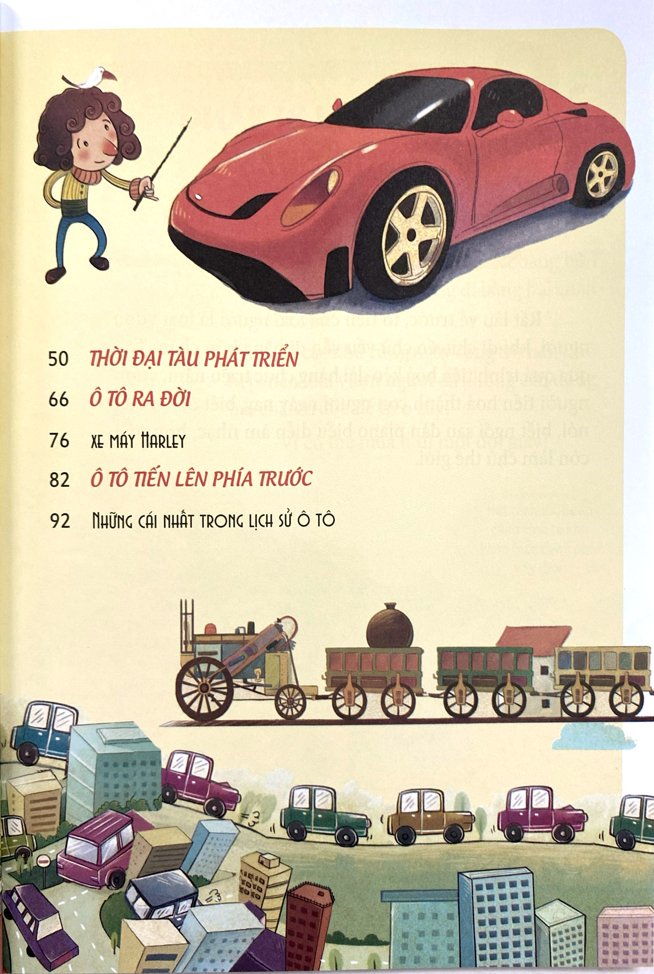 Khoa Hoc Thu Vi - O To Tien Len Phia Truoc - Lich Su Phat Trien Cua Cac Phuong Tien Giao Thong (Tai Ban 2022)