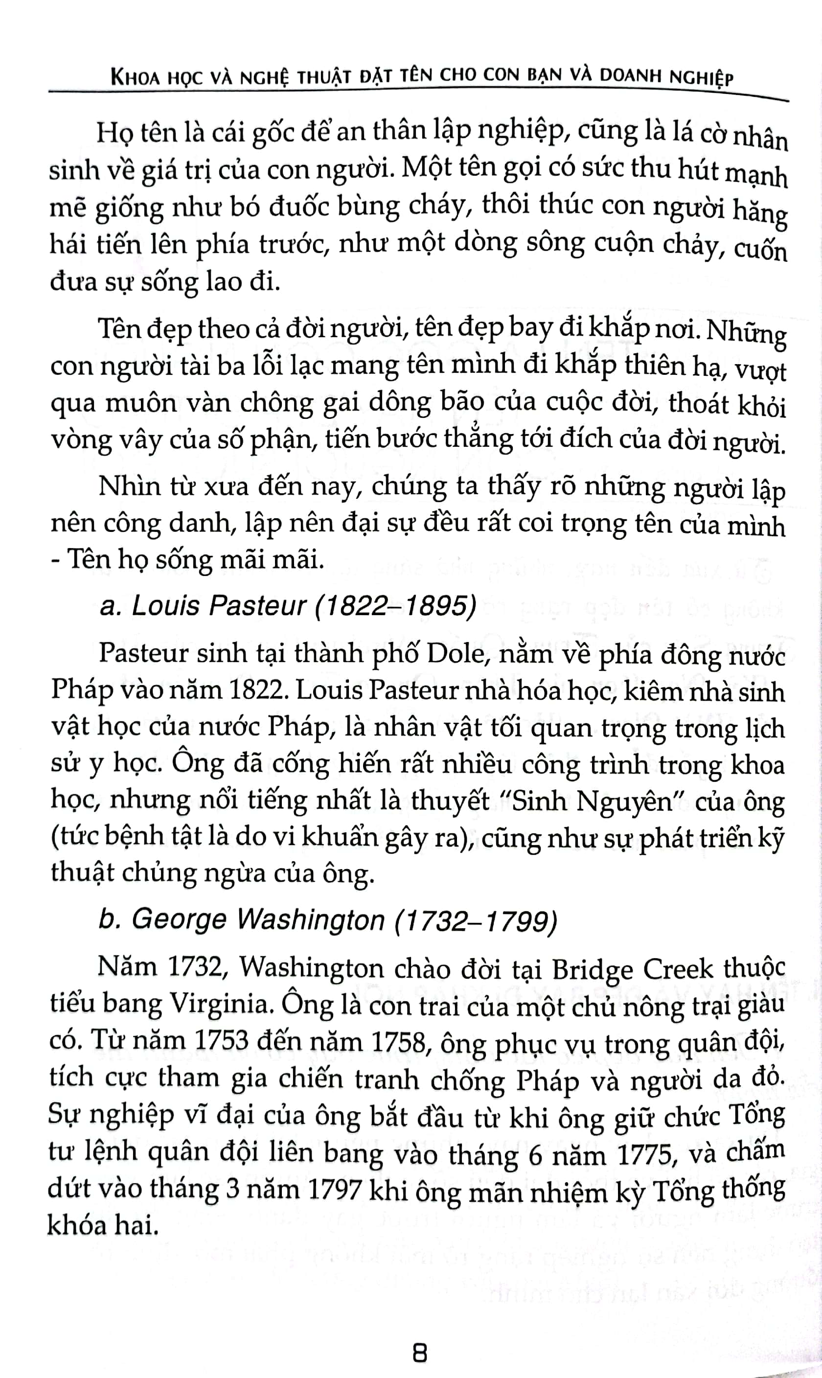 khoa học và nghệ thuật - đặt tên cho con bạn và doanh nghiệp