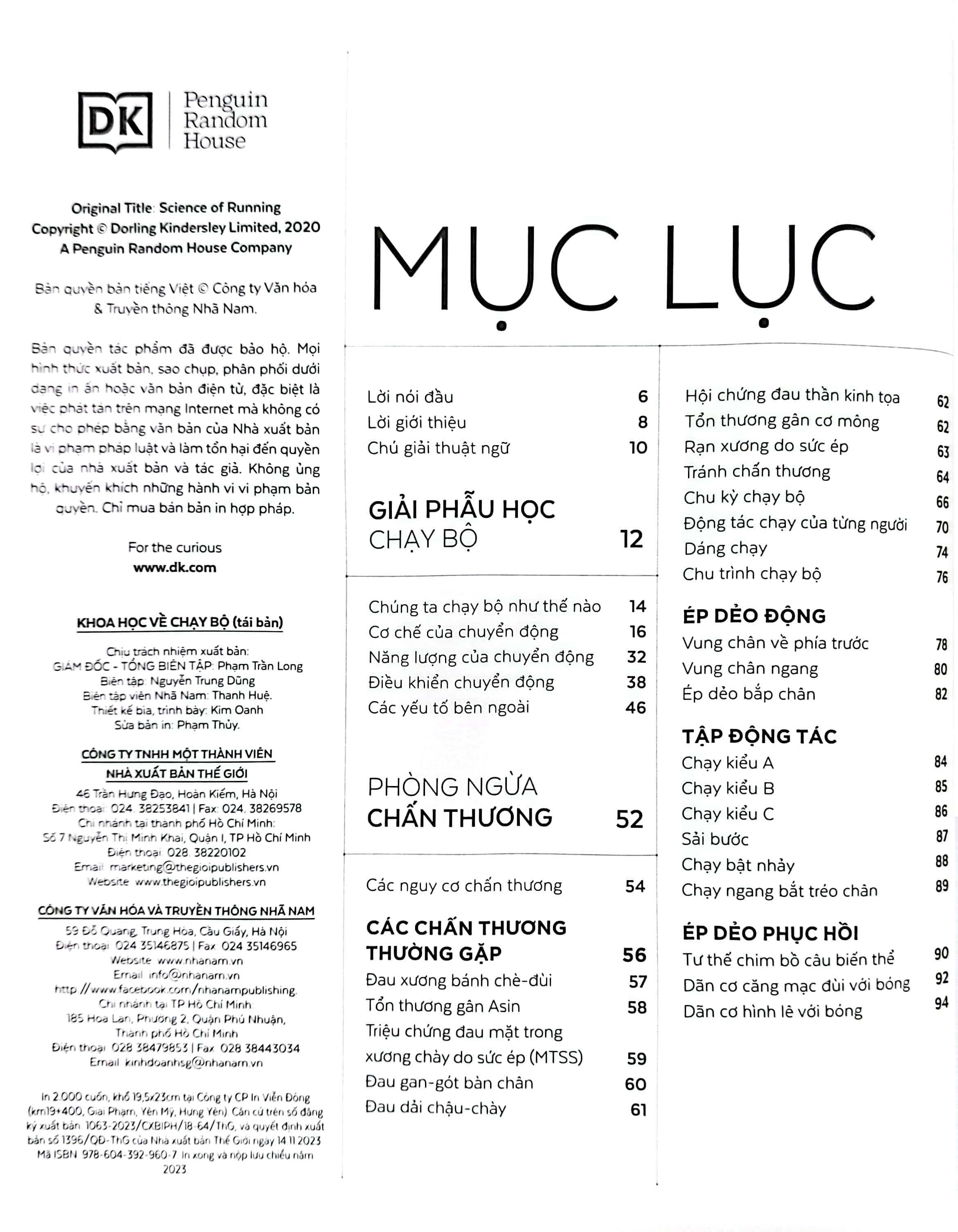 khoa học về chạy bộ - phân tích kỹ thuật, phòng ngừa chấn thương, đổi mới cách tập luyện - bìa cứng