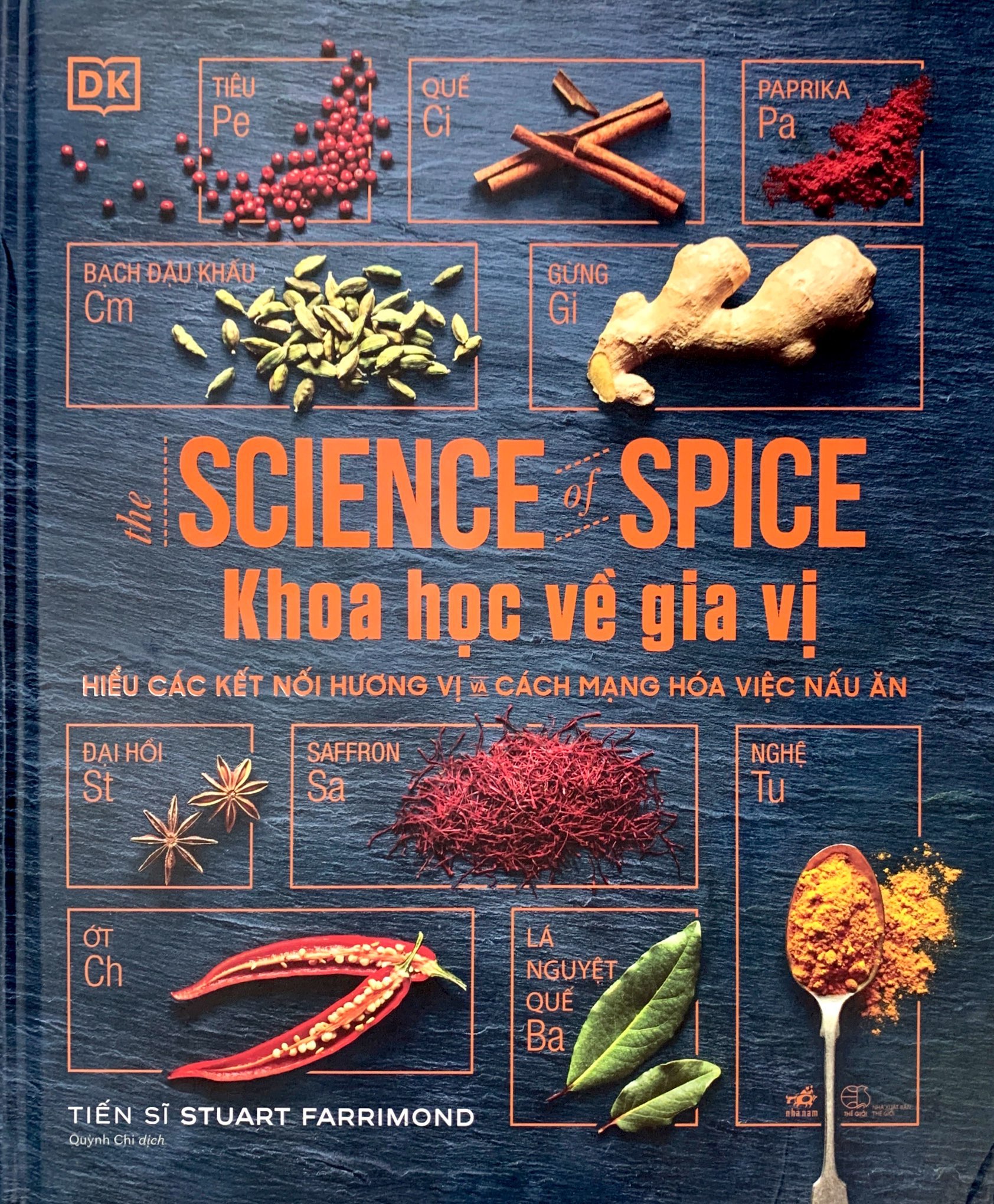 khoa học về gia vị - hiểu các kết nối hương vị và cách mạng hóa việc nấu ăn - bìa cứng
