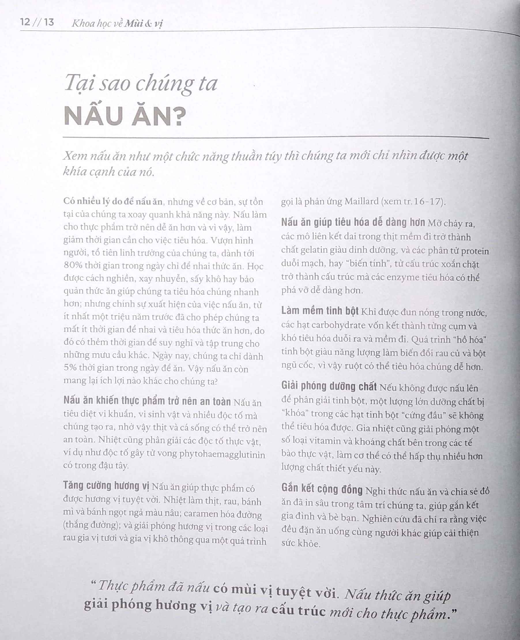 khoa học về nấu ăn - the science of cooking