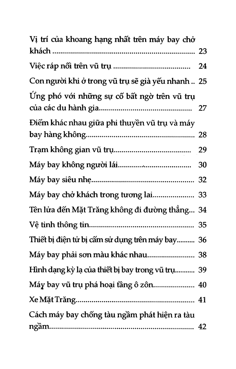 khoa học vui - hàng không vũ trụ