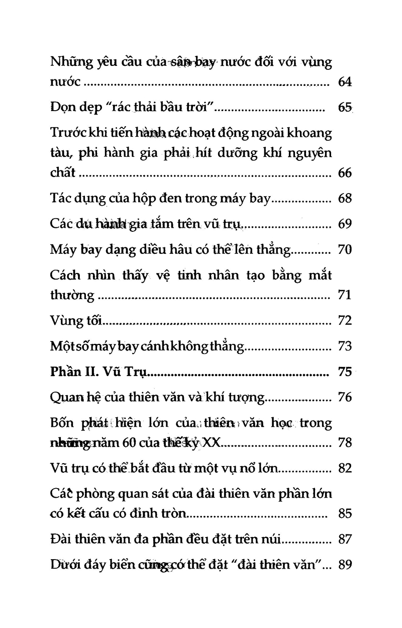 khoa học vui - hàng không vũ trụ