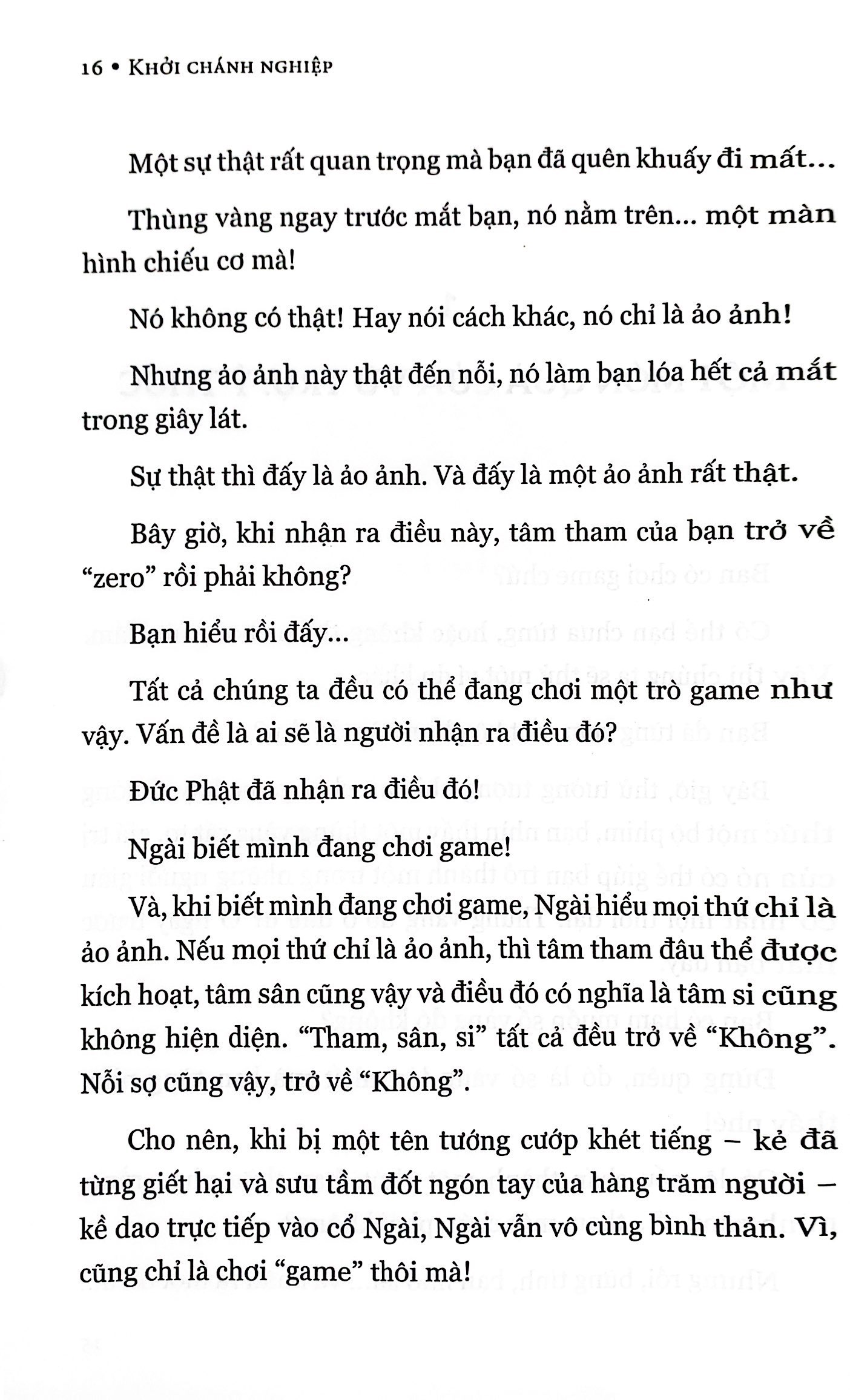 khởi chánh nghiệp: đưa phẩm chất của đức phật vào sự nghiệp