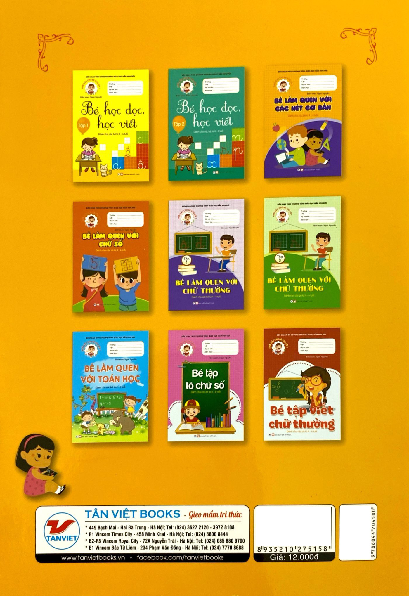 khởi đầu cho bé vào lớp 1 - bé làm quen với các nét cơ bản