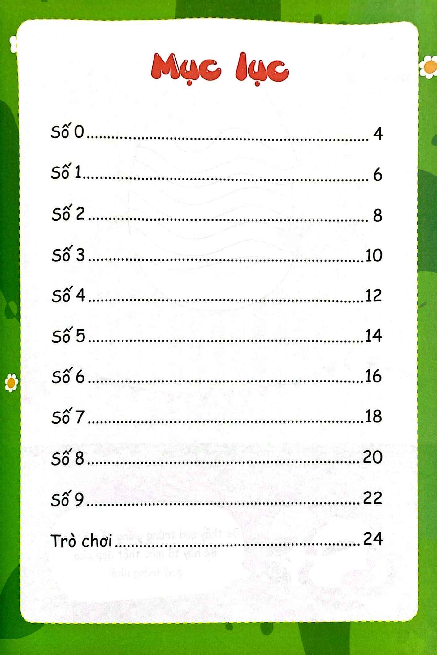 khởi đầu cho bé vào lớp 1 - bé làm quen với chữ số