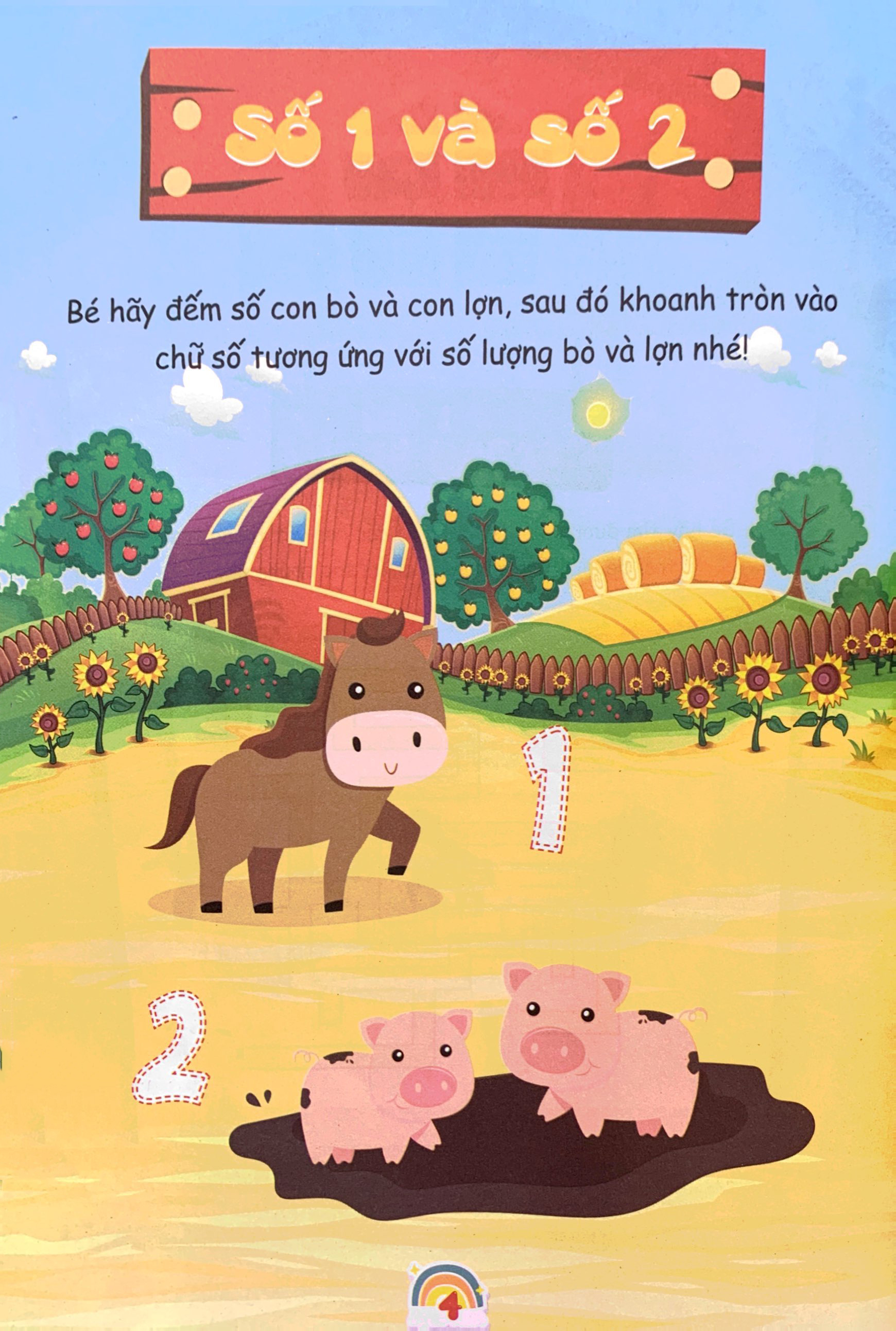 khởi đầu cho bé vào lớp 1 - bé làm quen với toán học