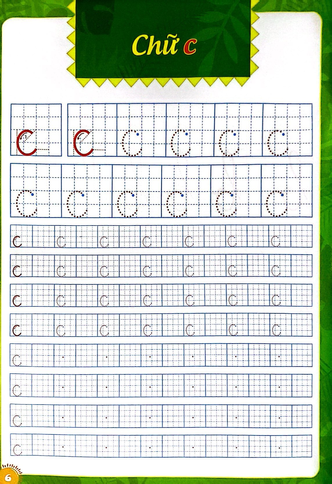 khởi đầu cho bé vào lớp 1 - bé tập viết chữ thường