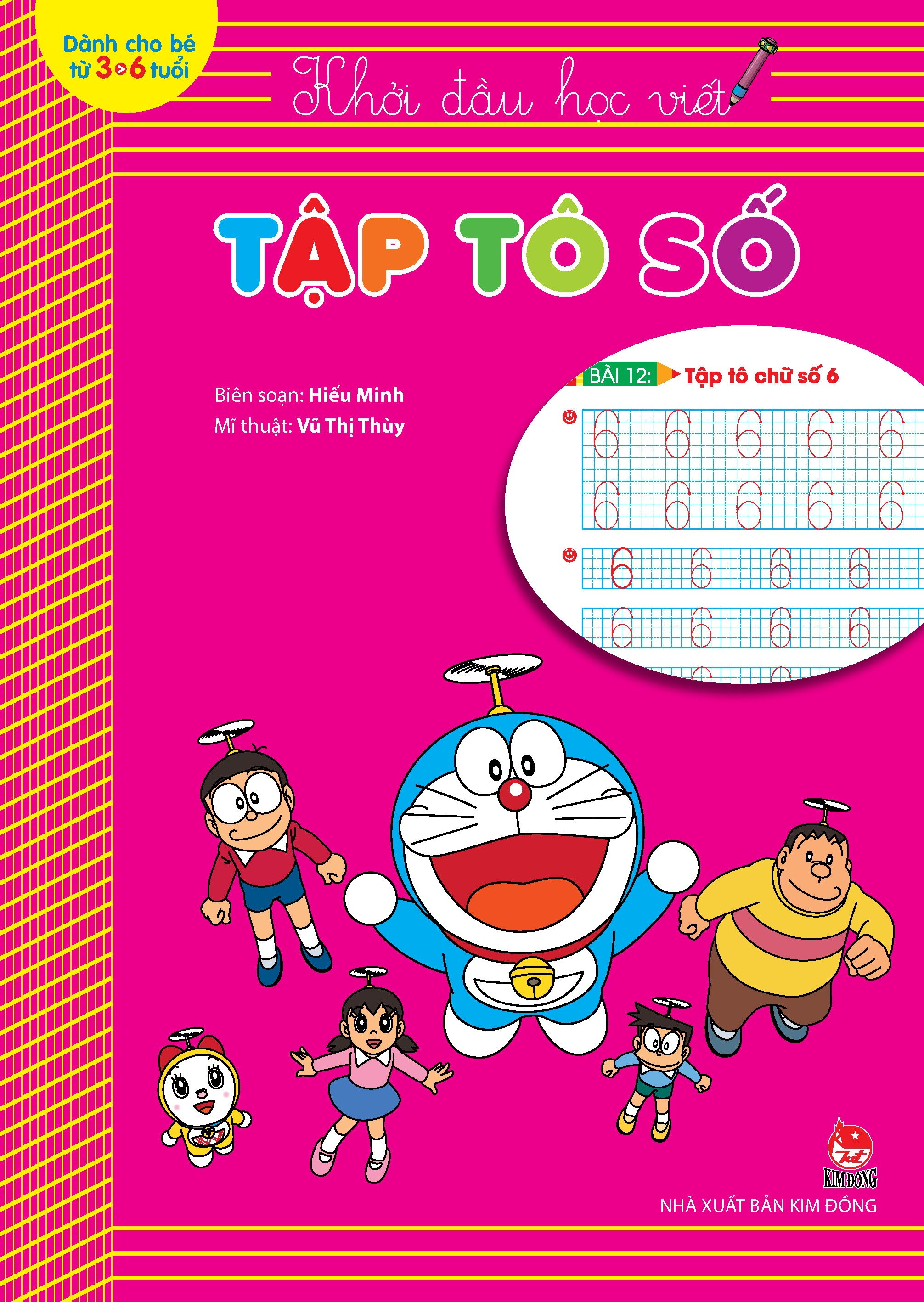 khởi đầu học viết - tập tô số (tái bản 2024)