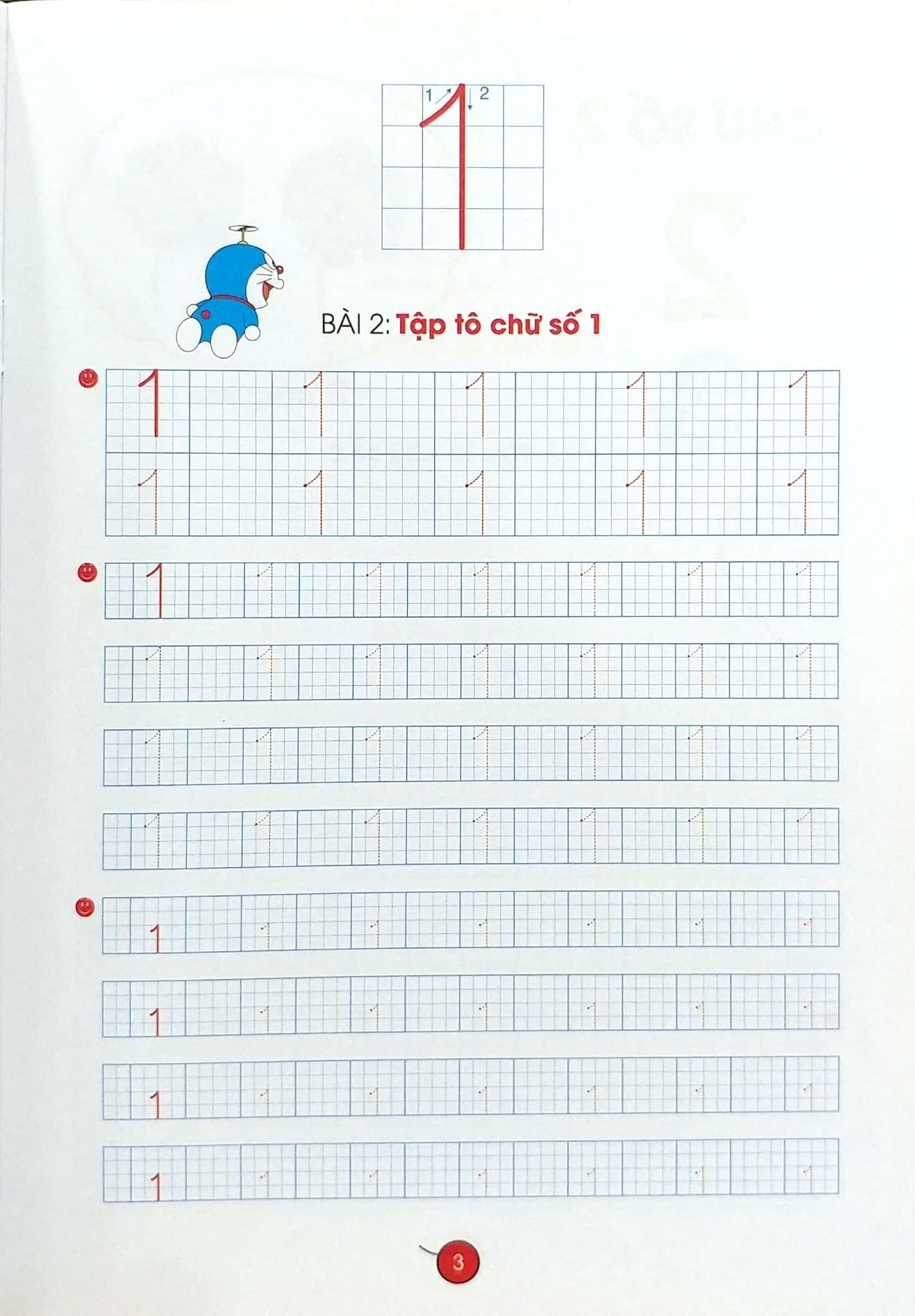 khởi đầu học viết - tập tô số (tái bản 2024)