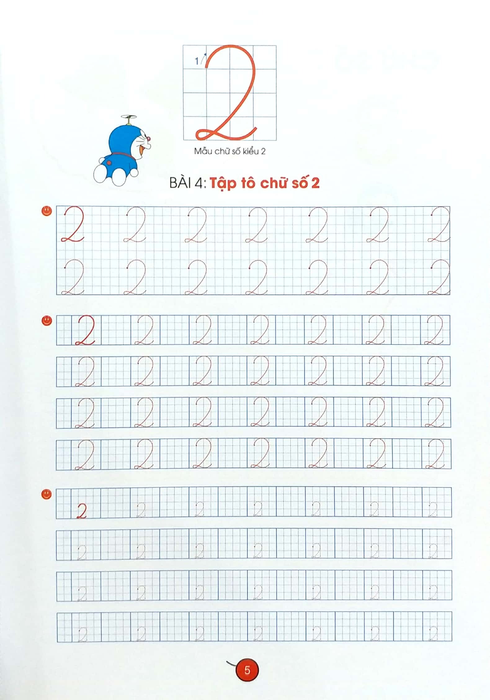 khởi đầu học viết - tập tô số (tái bản 2024)