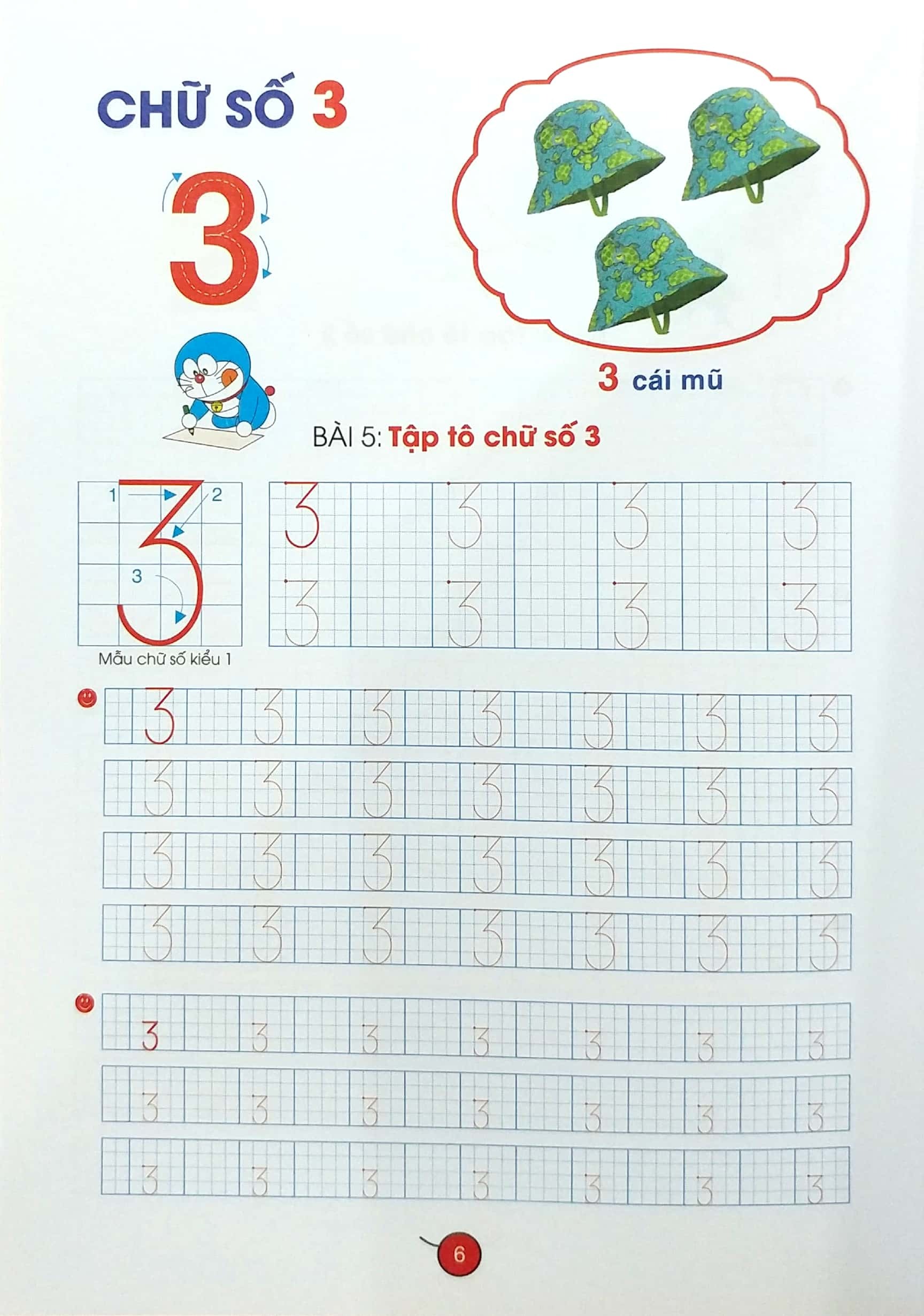 khởi đầu học viết - tập tô số (tái bản 2024)