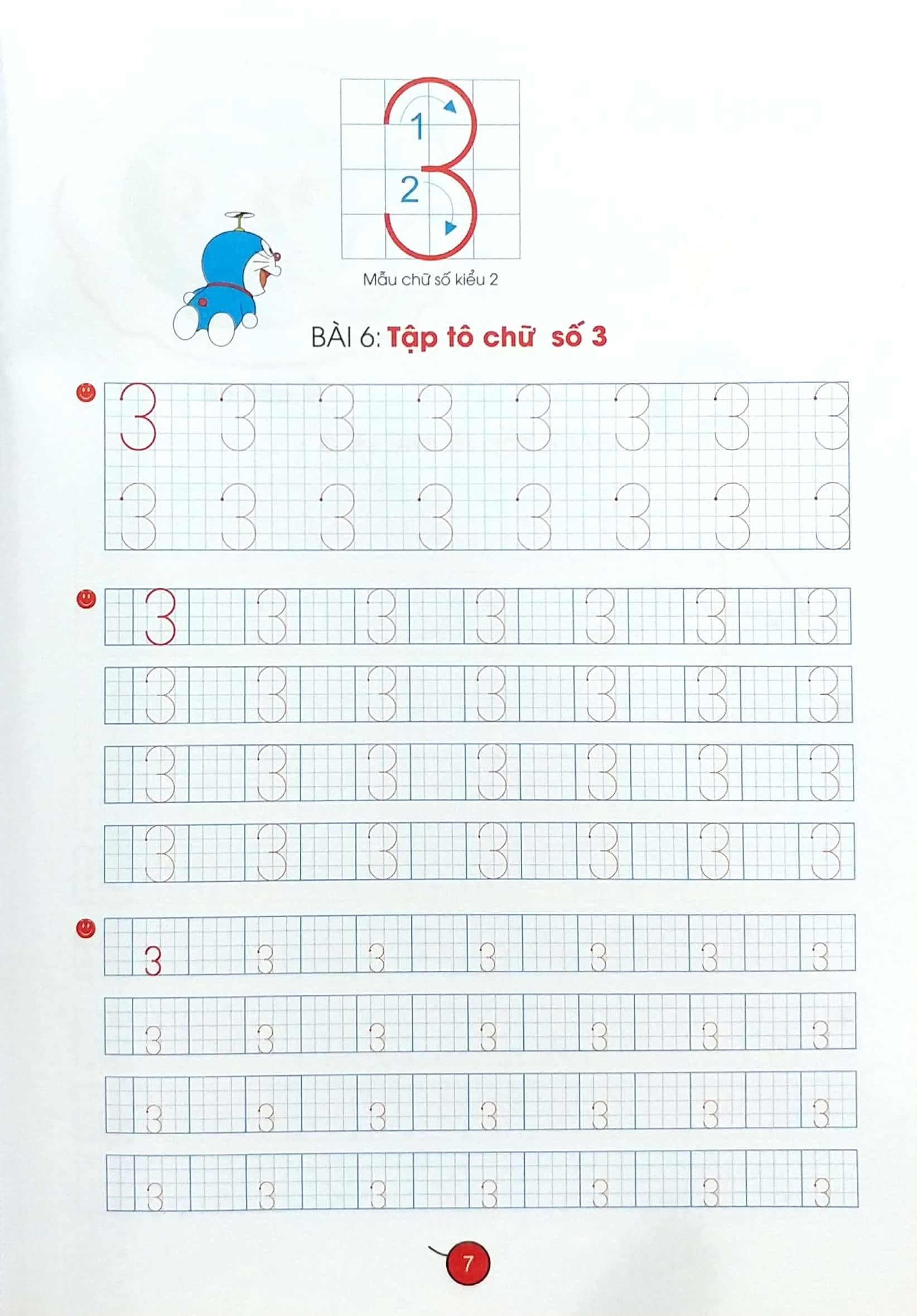 khởi đầu học viết - tập tô số (tái bản 2024)