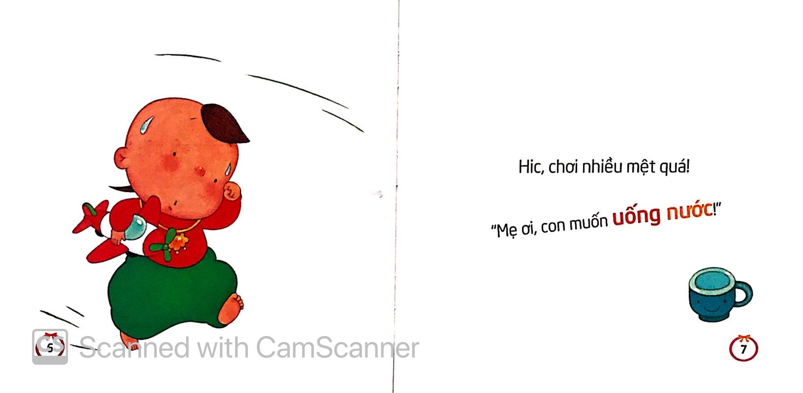 khơi dậy tiềm năng của bé - mình tự uống nước