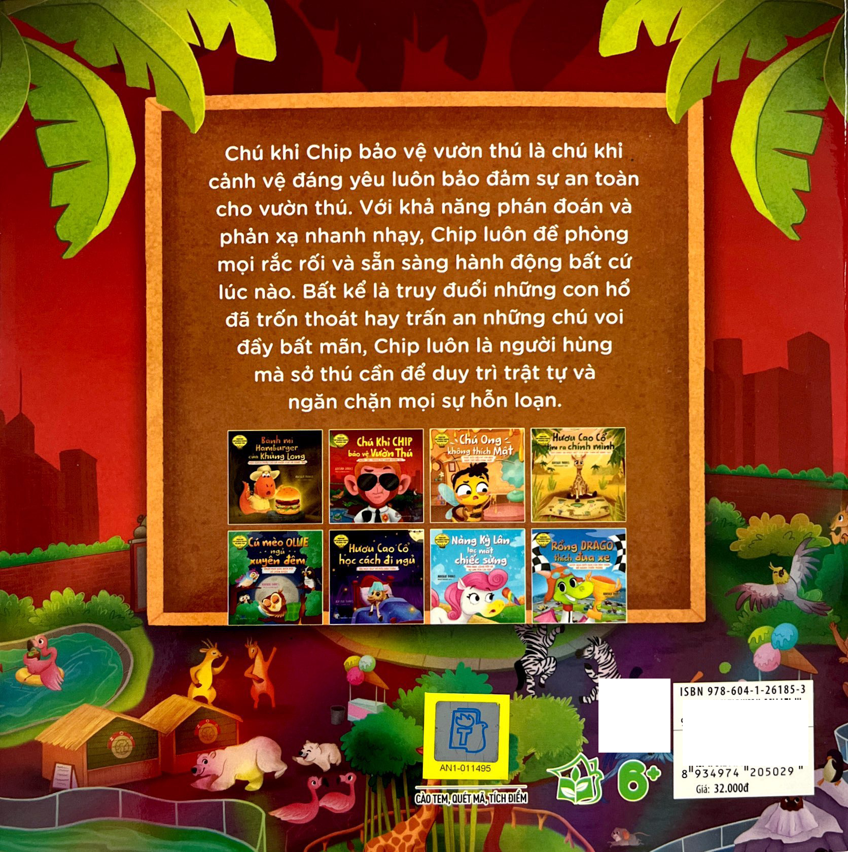 khơi gợi trí tưởng tượng và sáng tạo - chú khỉ chip bảo vệ vườn thú - sáng tạo trong thi hành nhiệm vụ