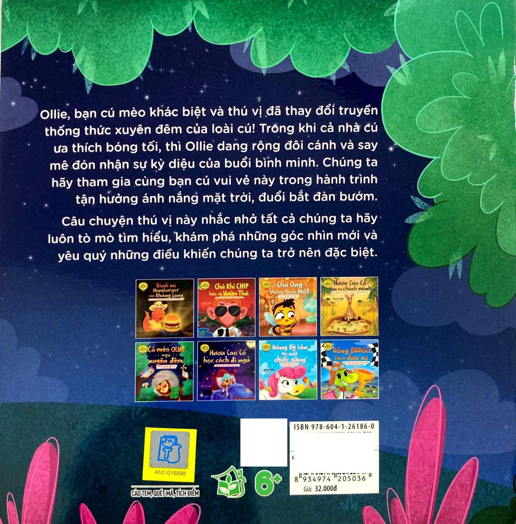 khơi gợi trí tưởng tượng và sáng tạo - cú mèo ollie ngủ xuyên đêm - khám phá góc nhìn mới về thiên nhiên