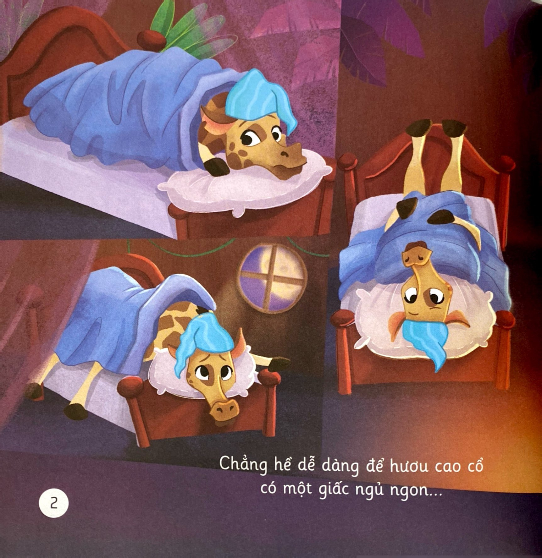 khơi gợi trí tưởng tượng và sáng tạo - hươu cao cổ học cách đi ngủ - bài học quý về sự tìm hiểu bản thân