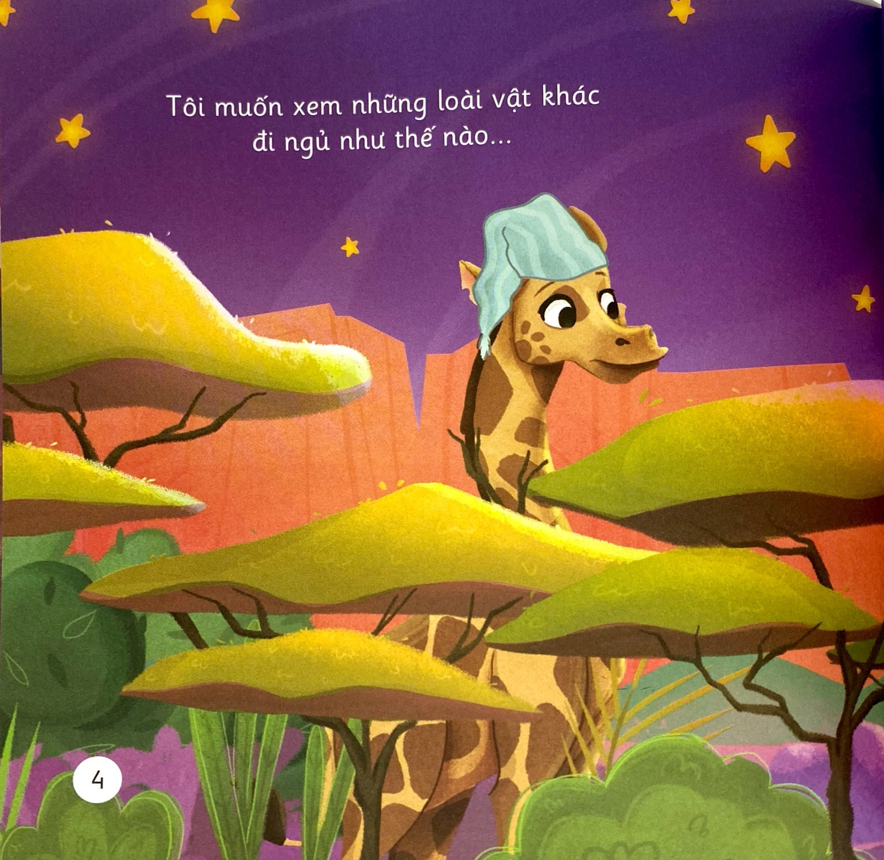 khơi gợi trí tưởng tượng và sáng tạo - hươu cao cổ học cách đi ngủ - bài học quý về sự tìm hiểu bản thân