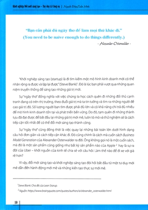 khởi nghiệp đổi mới sáng tạo - tư duy & công cụ