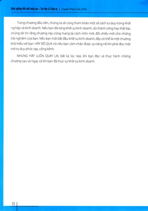 khởi nghiệp đổi mới sáng tạo - tư duy & công cụ