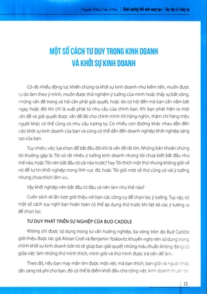 khởi nghiệp đổi mới sáng tạo - tư duy & công cụ