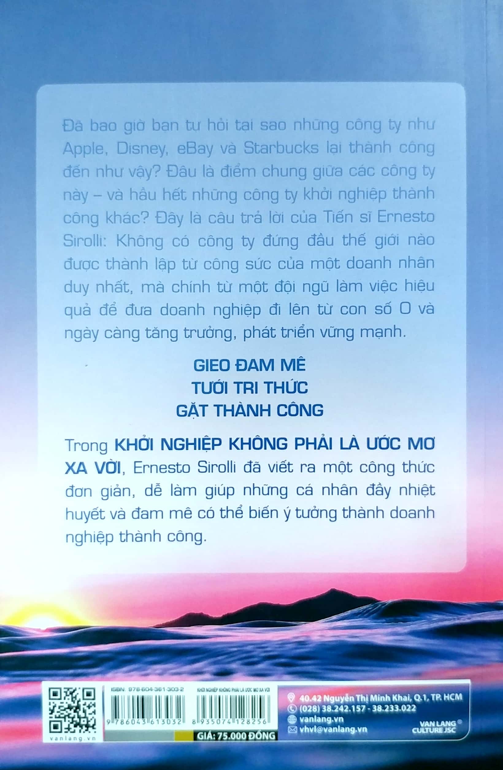 khởi nghiệp không phải là ước mơ xa vời