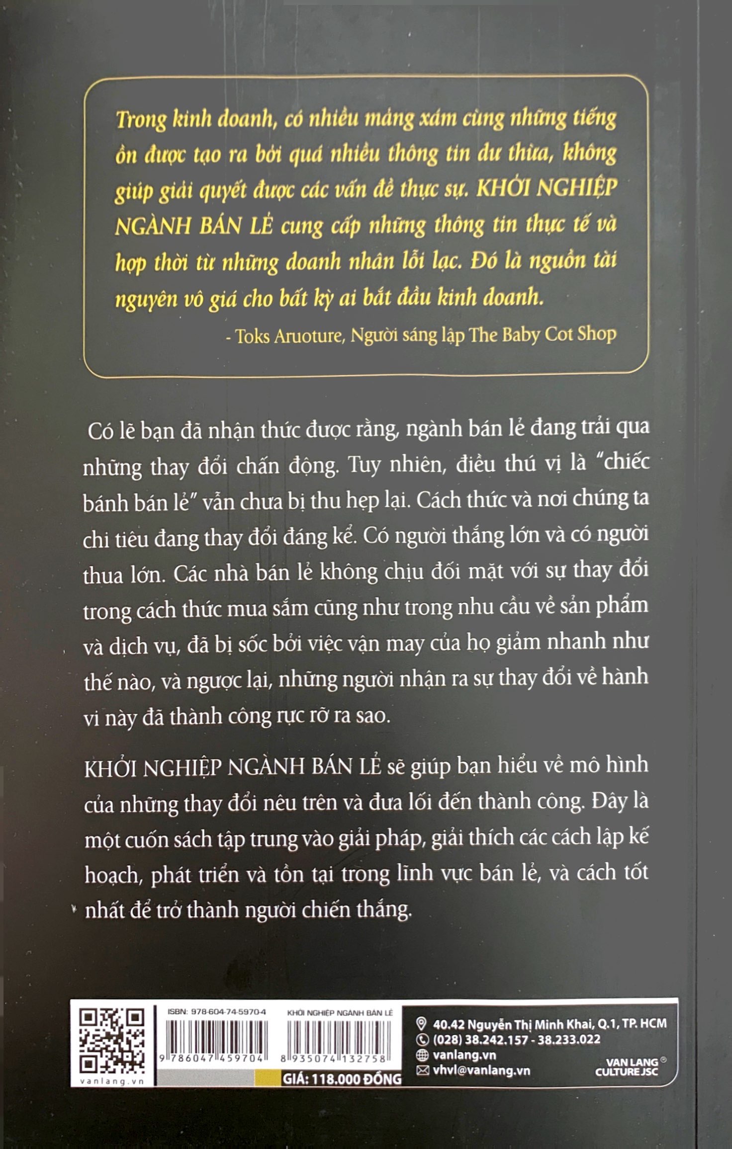 khởi nghiệp ngành bán lẻ