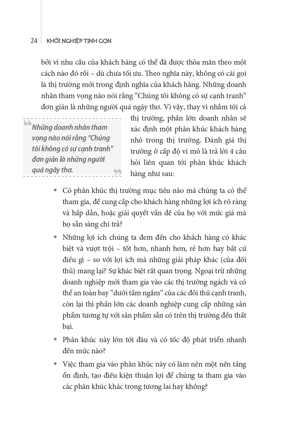 khởi nghiệp tinh gọn