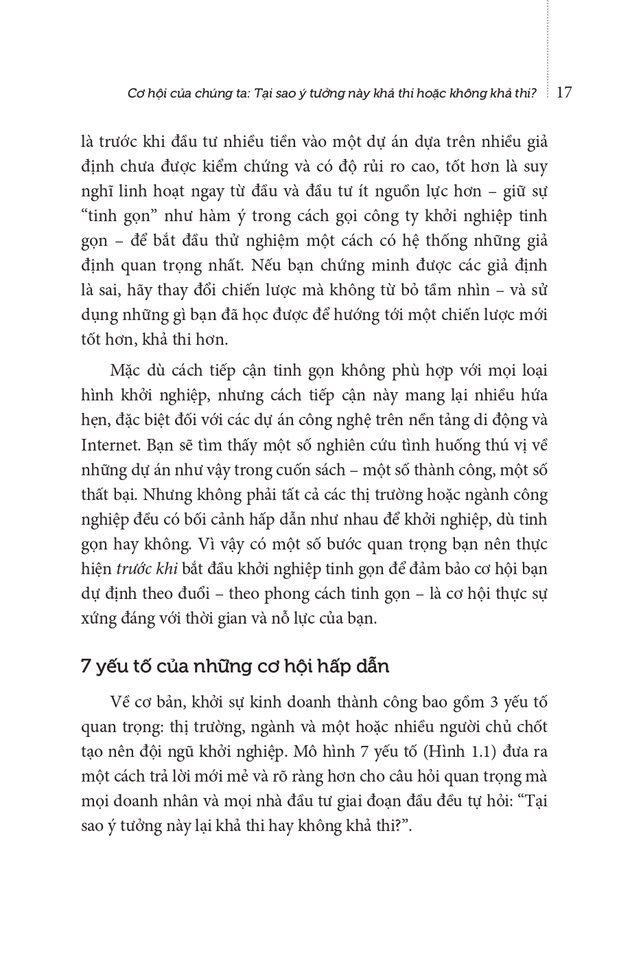 khởi nghiệp tinh gọn